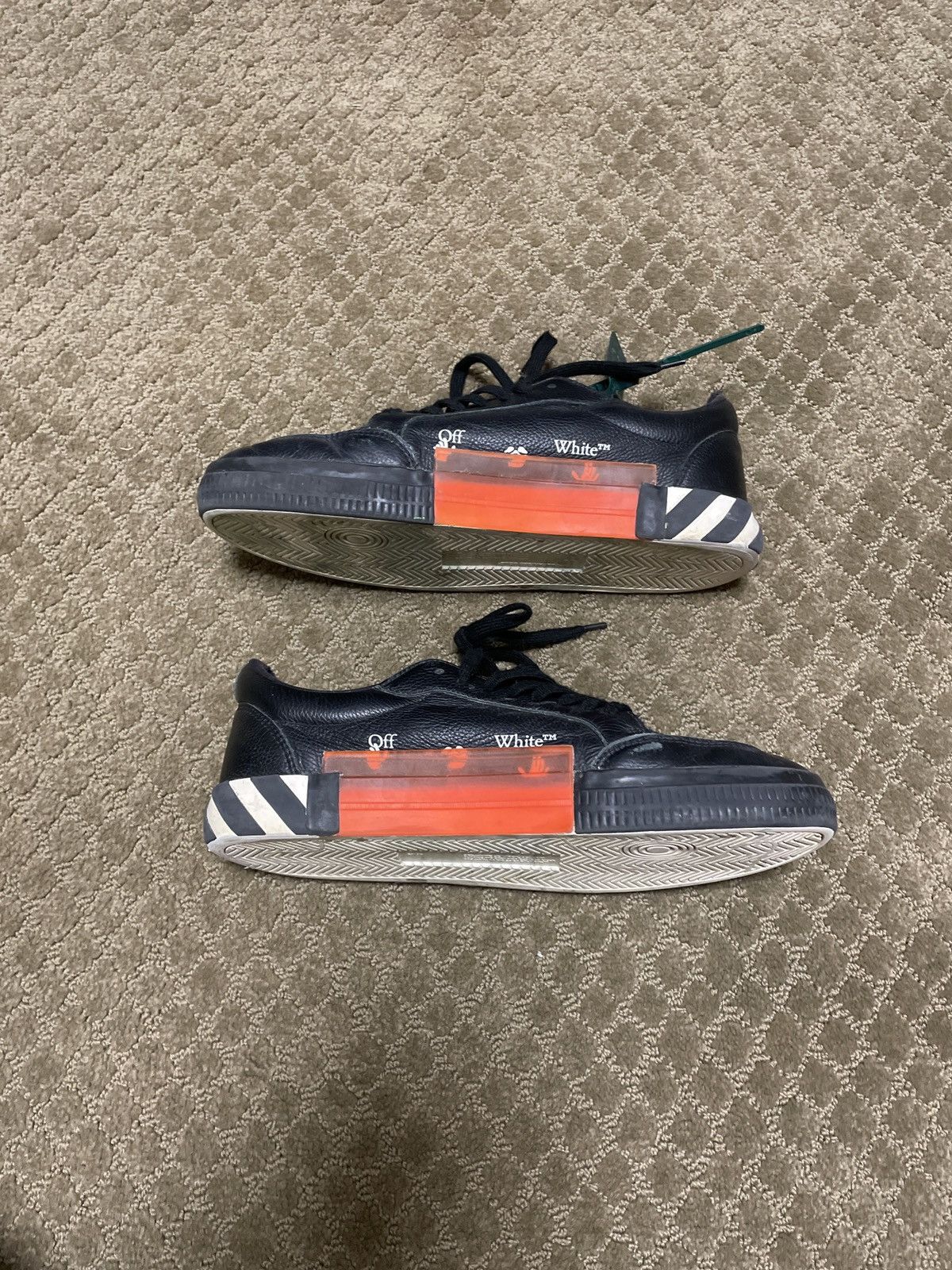 Off-White Off-White Low Vulcanized Calf Leather Sneaker Size US 12 / EU 45 - 5 Thumbnail