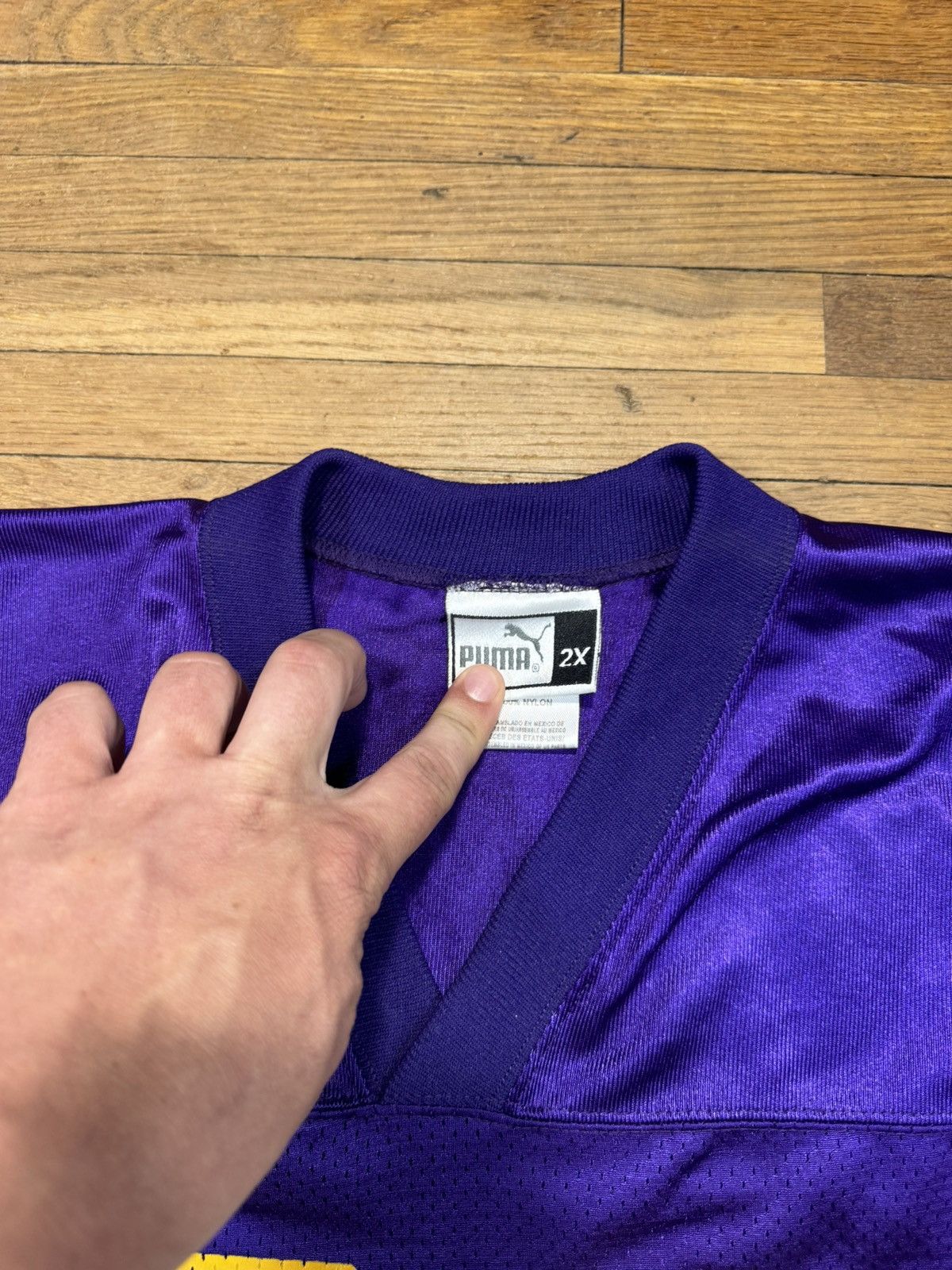 Puma × Vintage Vintage Chris Carter Minnesota Vikings Jersey Size US XXL / EU 58 / 5 - 6 Thumbnail
