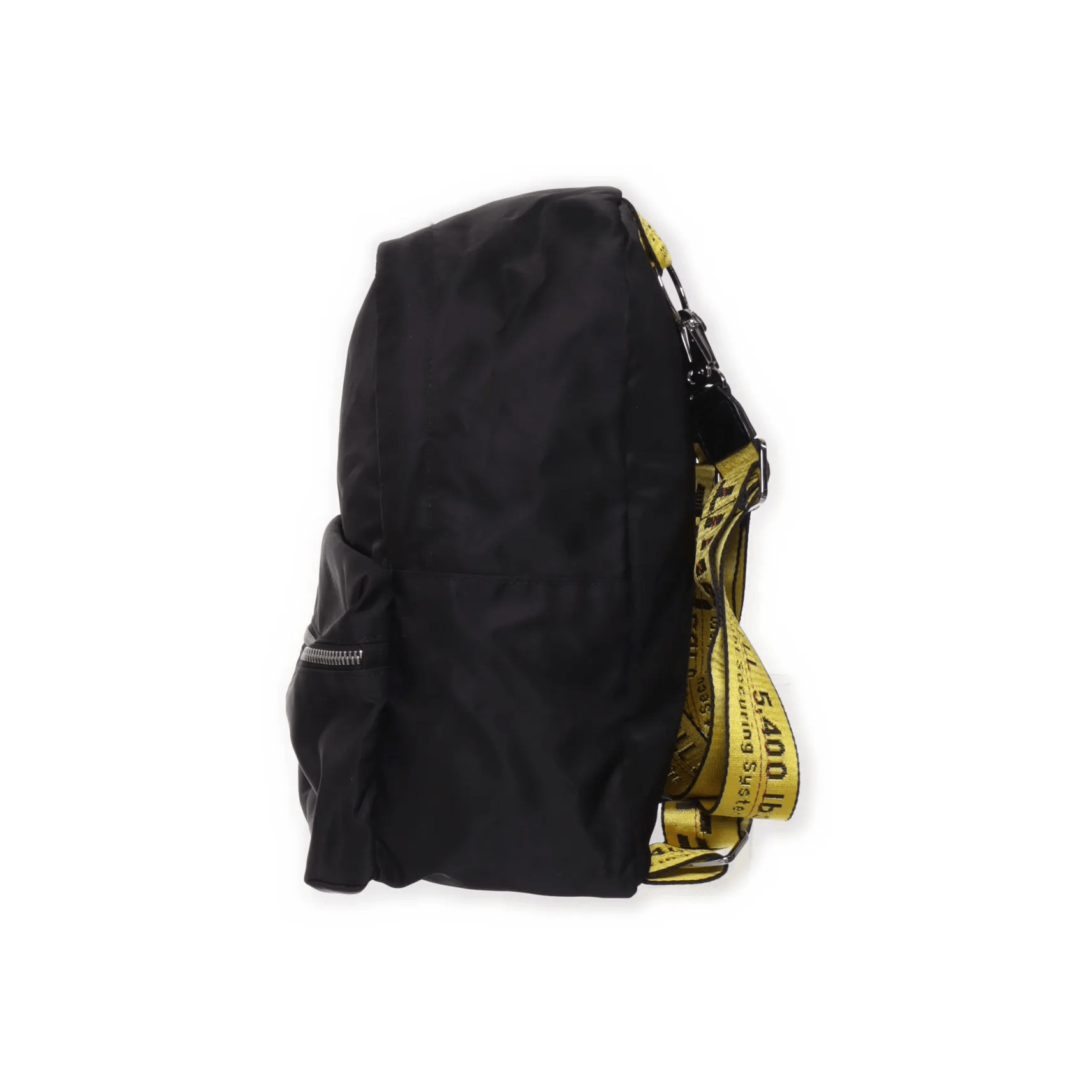 Off-White Off-White™ Mini Logo Nylon Backpack - Black/Yellow | 2021 Size ONE SIZE - 2 Thumbnail
