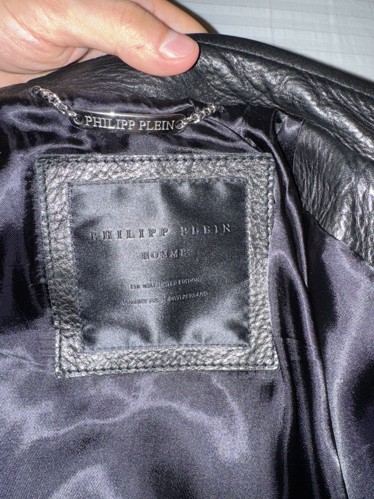 Philipp Plein Philipp Plein Leather Studded Biker Jacket Size US M / EU 48-50 / 2 - 12 Thumbnail