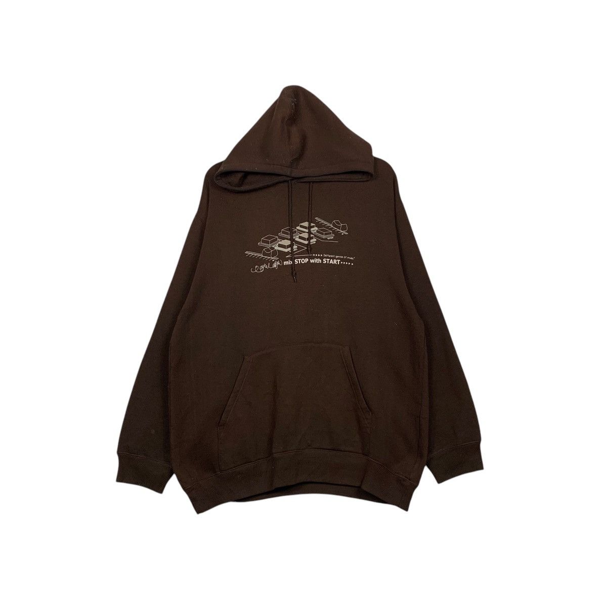 Japanese Brand O.E.B Old England Basic Printed Pullover Hoodies #1749-C77 Size US XL / EU 56 / 4 - 1 Thumbnail