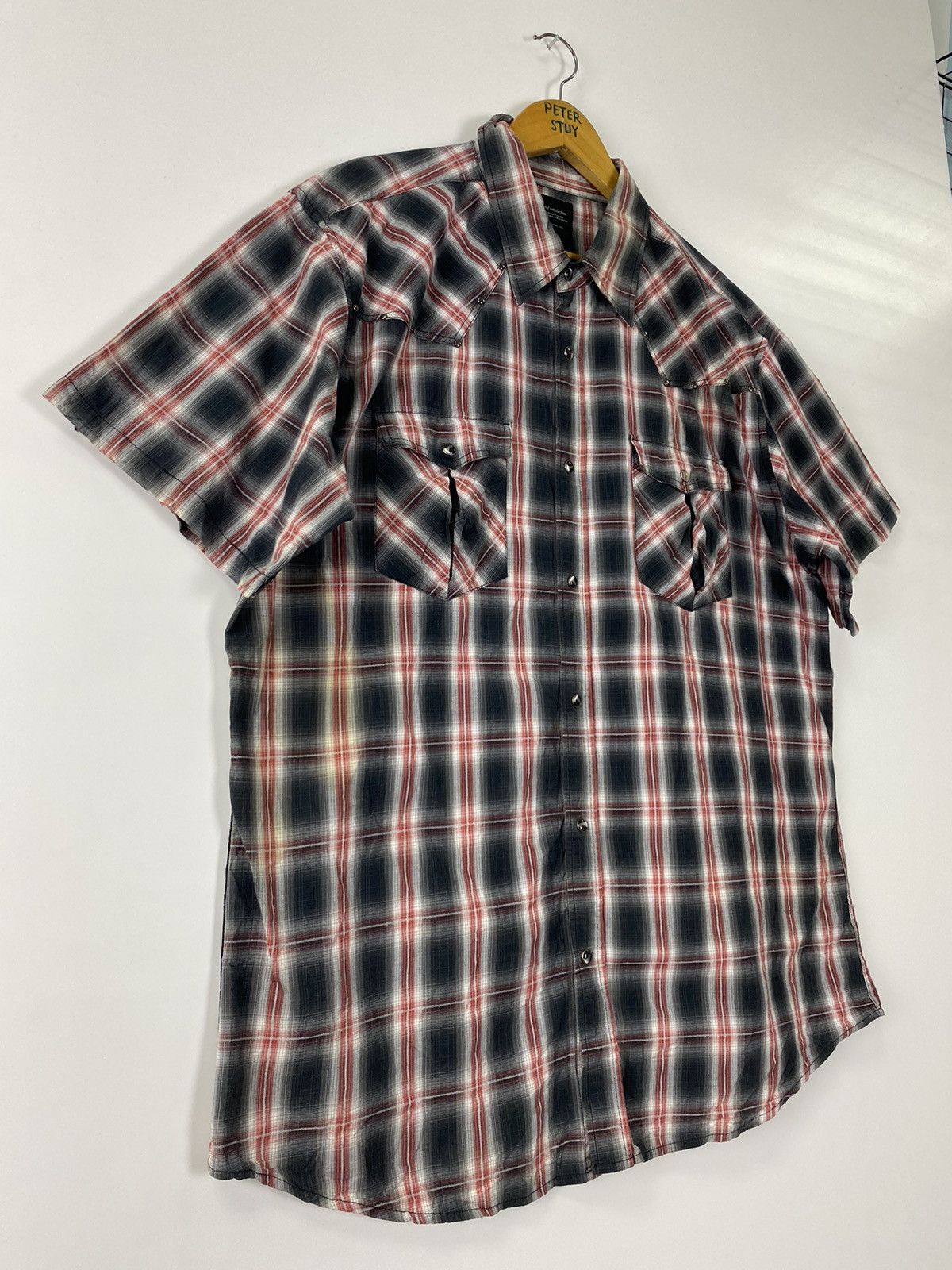 Vintage Splendid Satisfaction Flannel Button up Size US XL / EU 56 / 4 - 4 Thumbnail