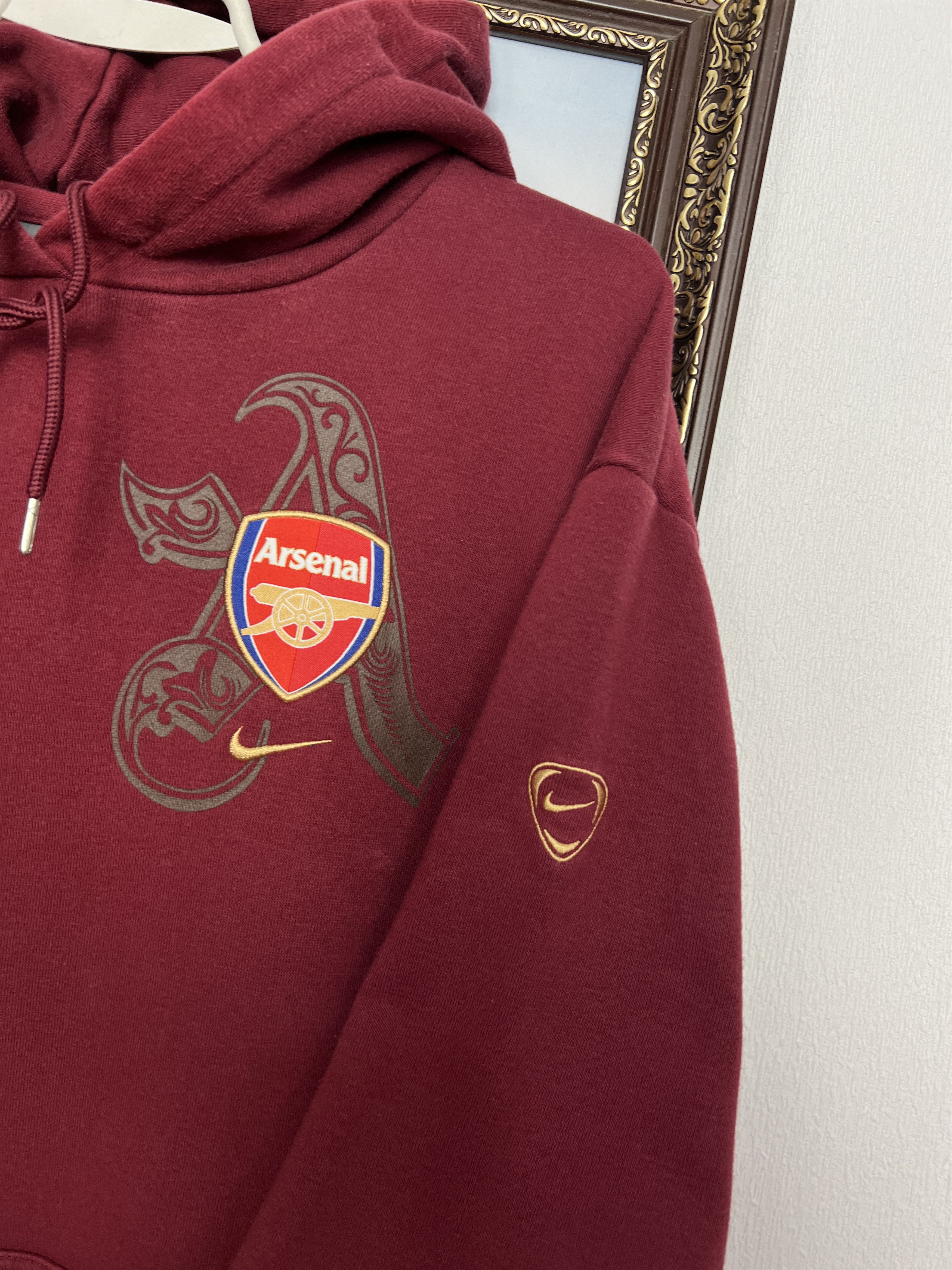Nike Vintage Nike Arsenal Highbury Football Hoodie Jacket Gunners Size US L / EU 52-54 / 3 - 6 Thumbnail