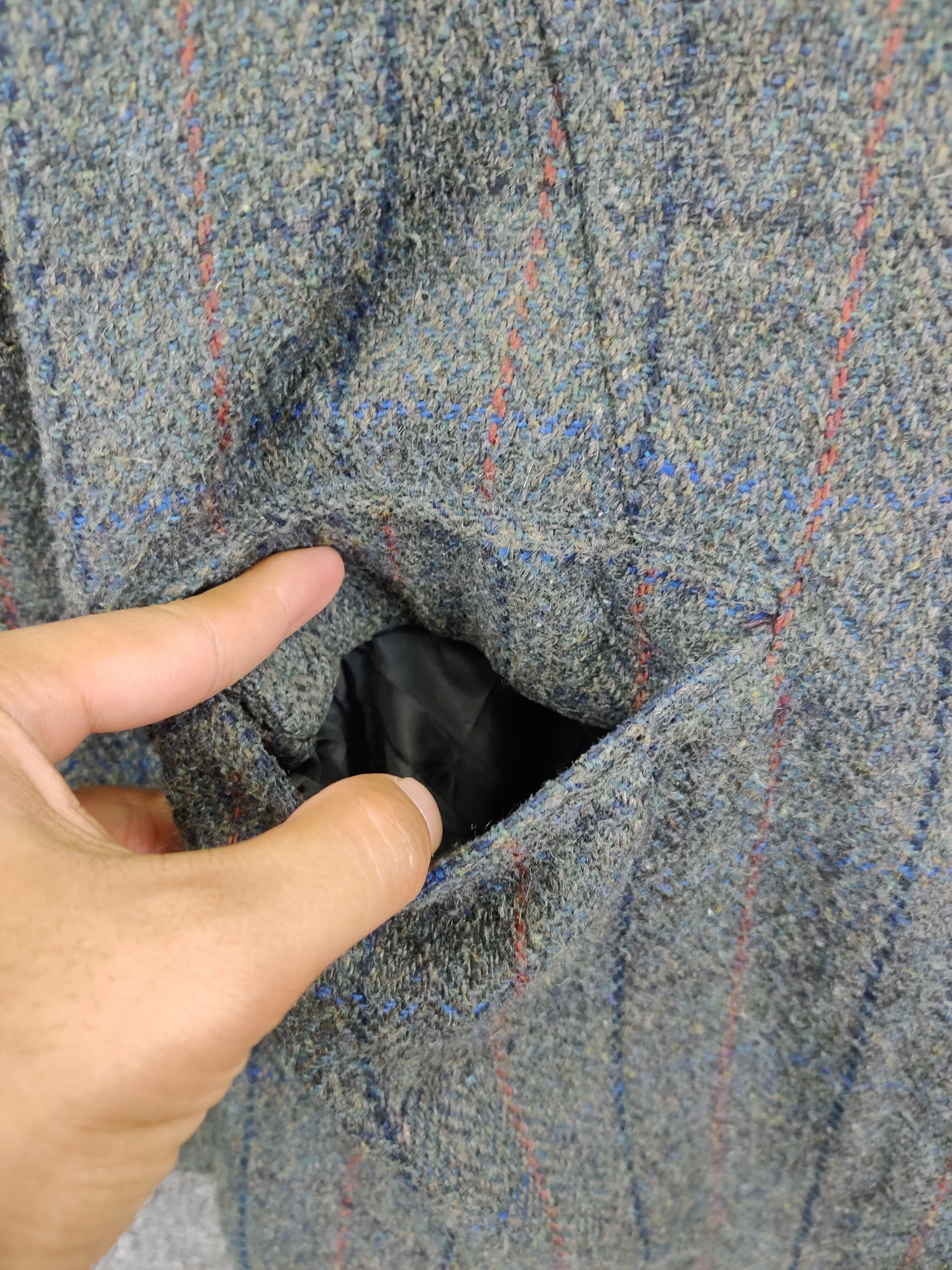 Harris Tweed Harris Tweed x Sevendays Sundays Shadow Plaid Wool Coat Size US L / EU 52-54 / 3 - 8 Thumbnail