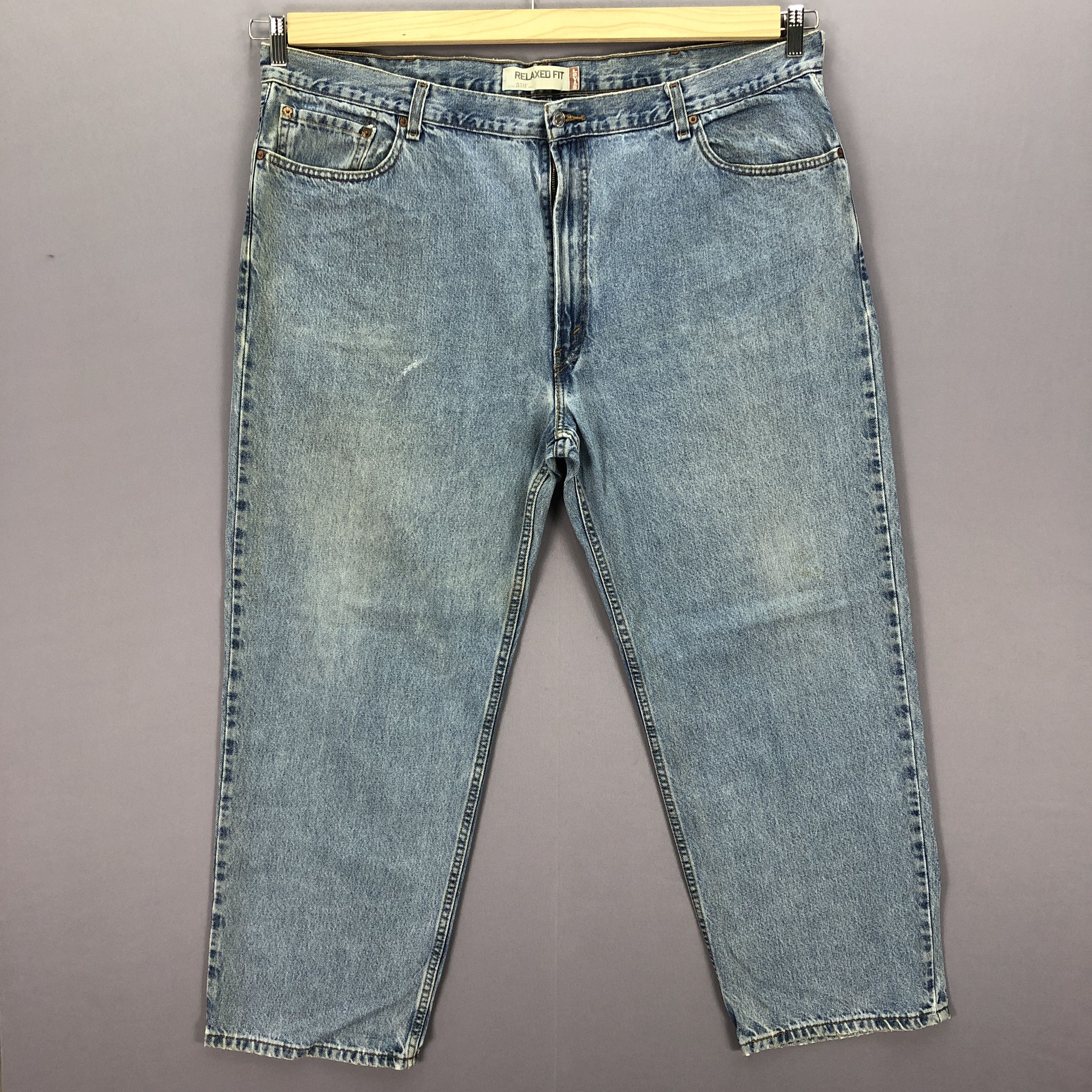 Levi's Vintage Levis Light Wash Faded Jeans Levi's 550 Baggy Denim Size US 44 / EU 60 - 1 Thumbnail