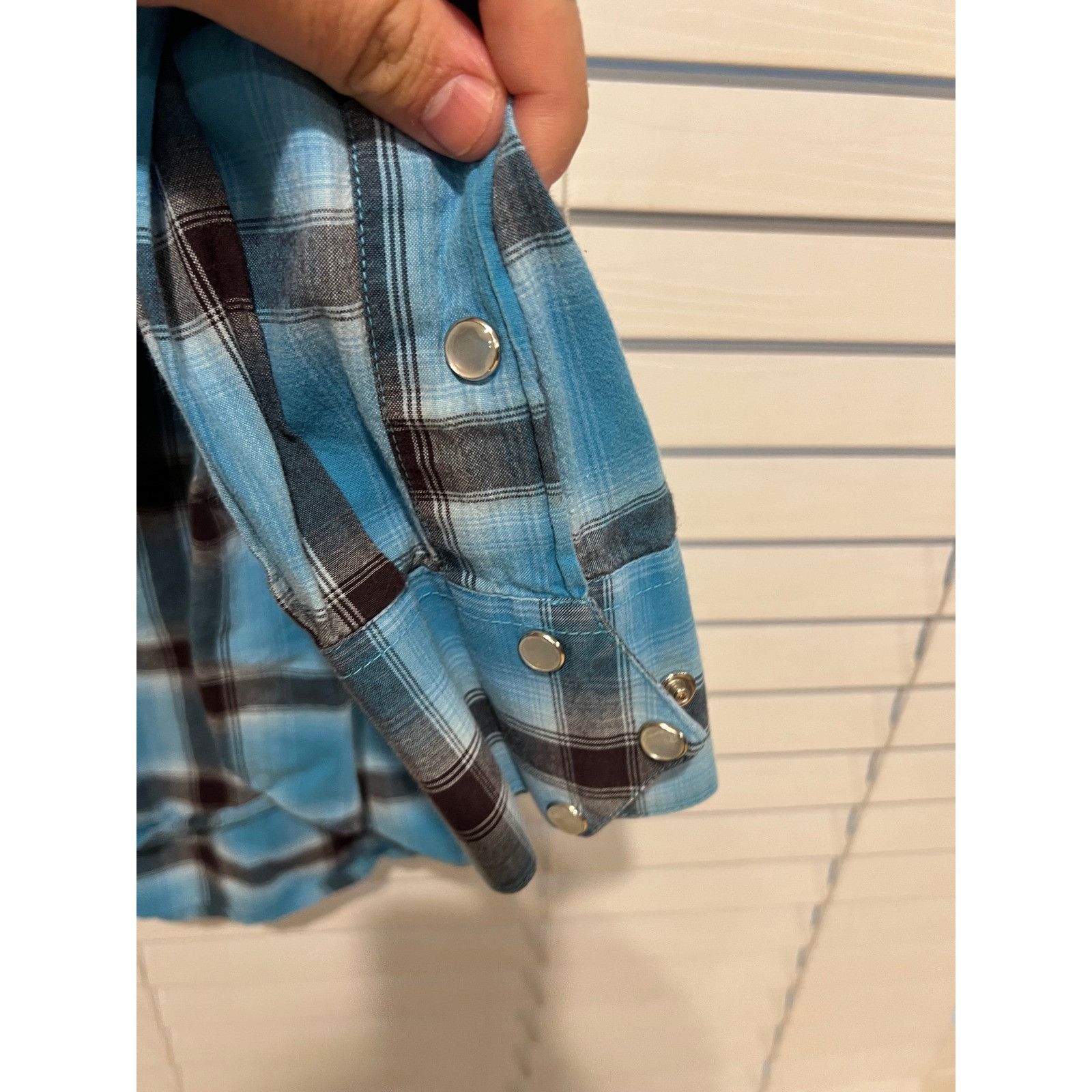 Rockmount Ranch Wear Rockmount Ranch Wear L Western Plaid Horseshoe Cowboy Pearl Size US L / EU 52-54 / 3 - 4 Thumbnail