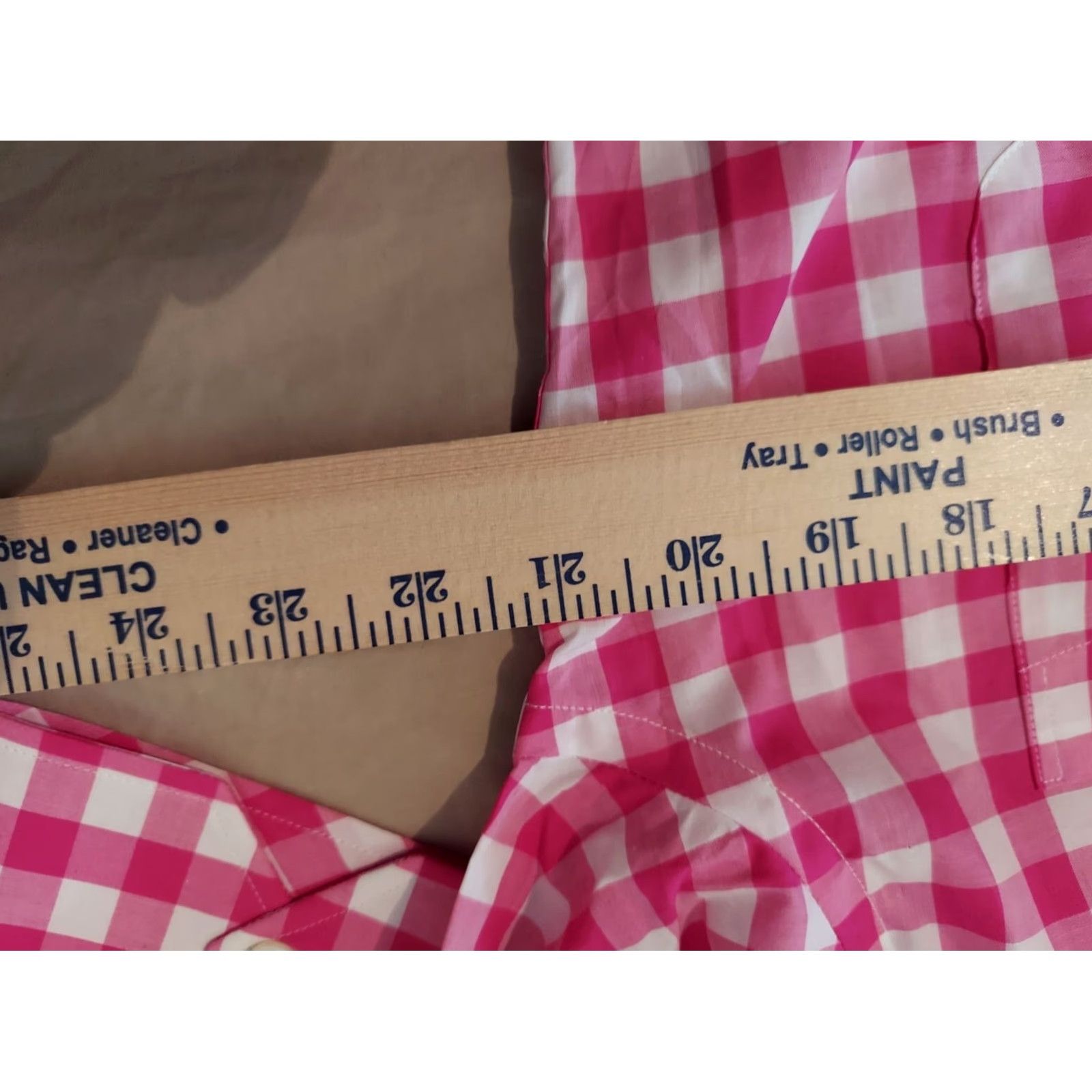 Pinko Cotton Brothers Dress Shirt Mens M Pink Cotton Shirt Size 40R - 4 Thumbnail