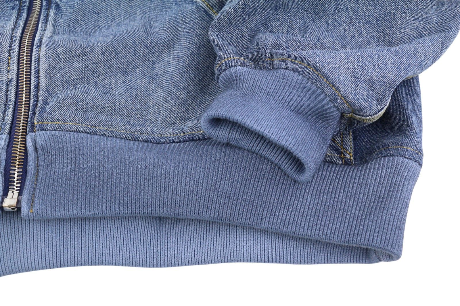 The Attico 42 Blue Faded Denim Bomber Hooded Oversized 86573 Size XL / US 12-14 / IT 48-50 - 6 Thumbnail