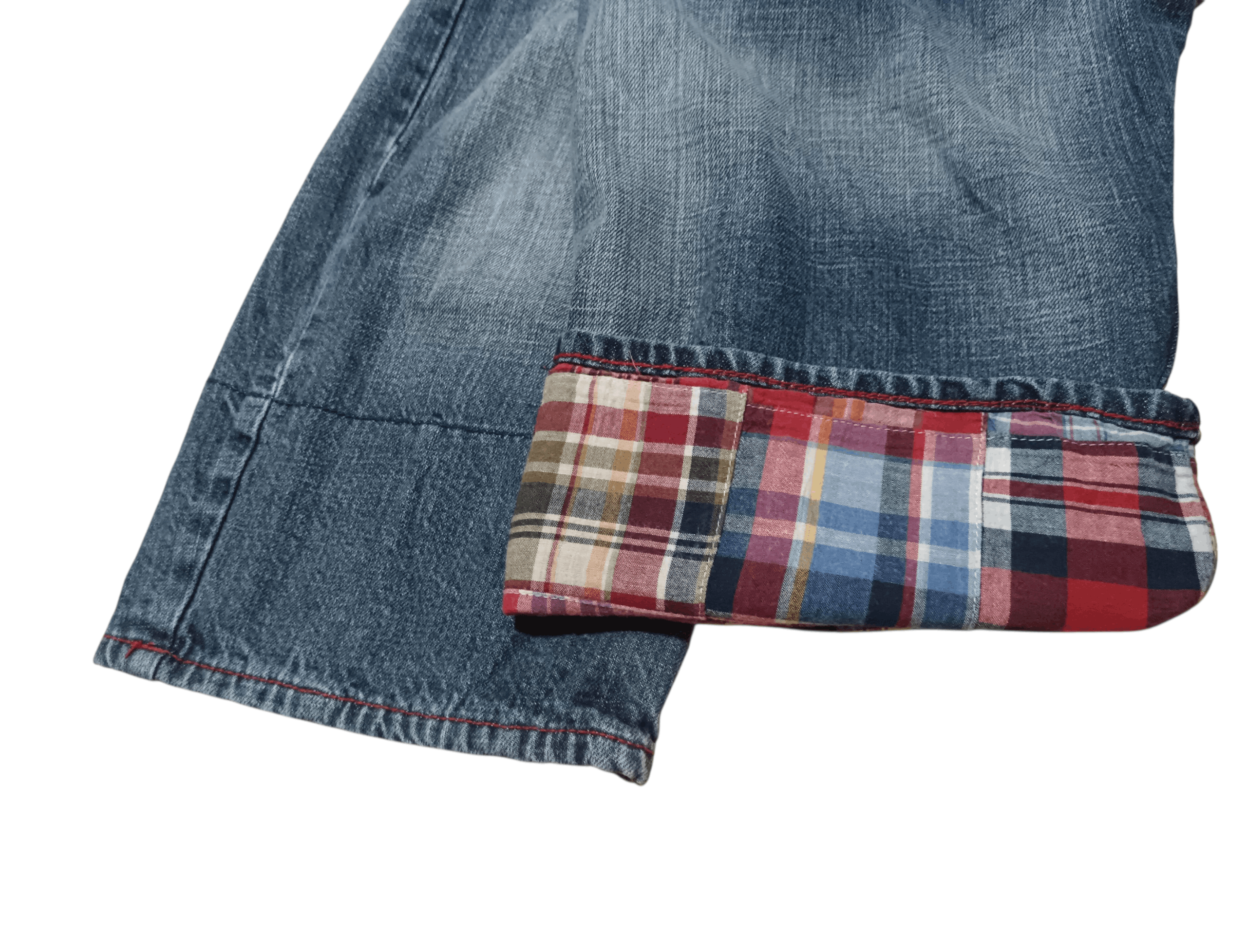If Six Was Nine DOMINATE DOUBLE WAIST SEASONED JEANS Size US 34 / EU 50 - 2 Thumbnail