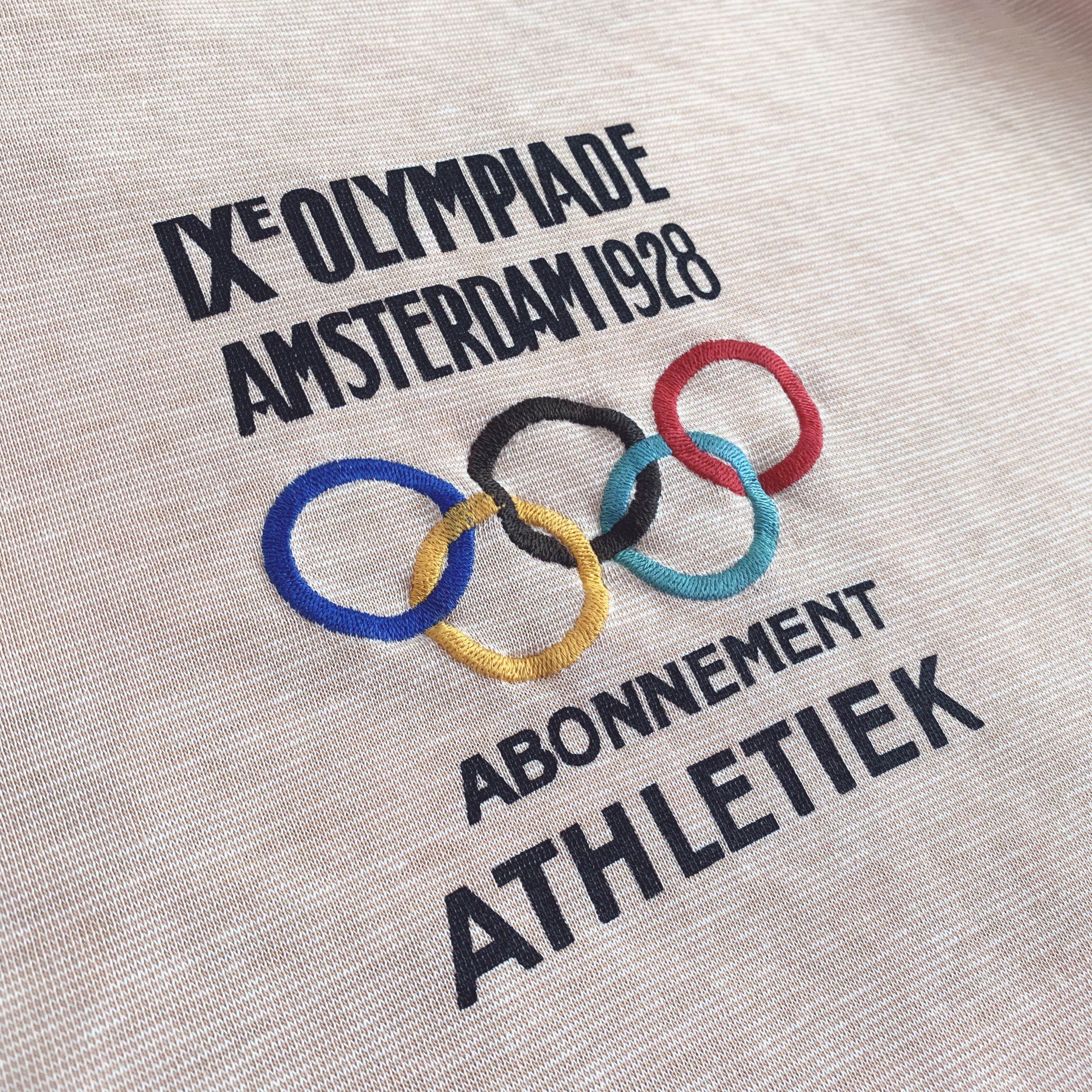 Adidas Rare Vintage 80s ADIDAS t shirt Olympic 1928 Amsterdam Tee Size US XL / EU 56 / 4 - 5 Thumbnail