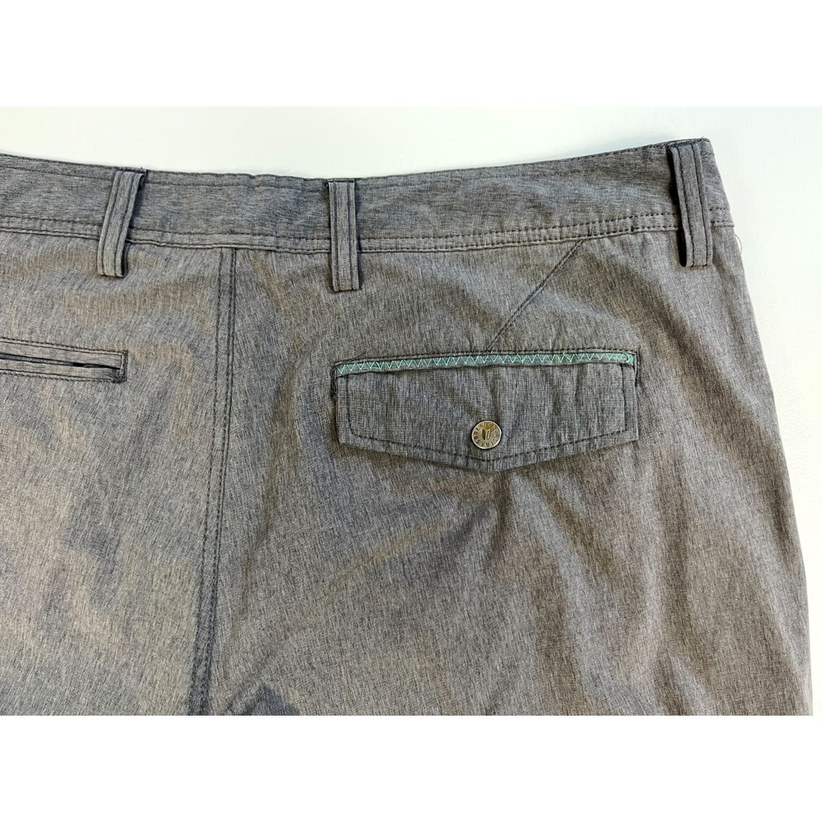 Vintage Men's Linksoul Boardwalker Shorts 10" Sz 38 Gray Size US 38 / EU 54 - 7 Thumbnail