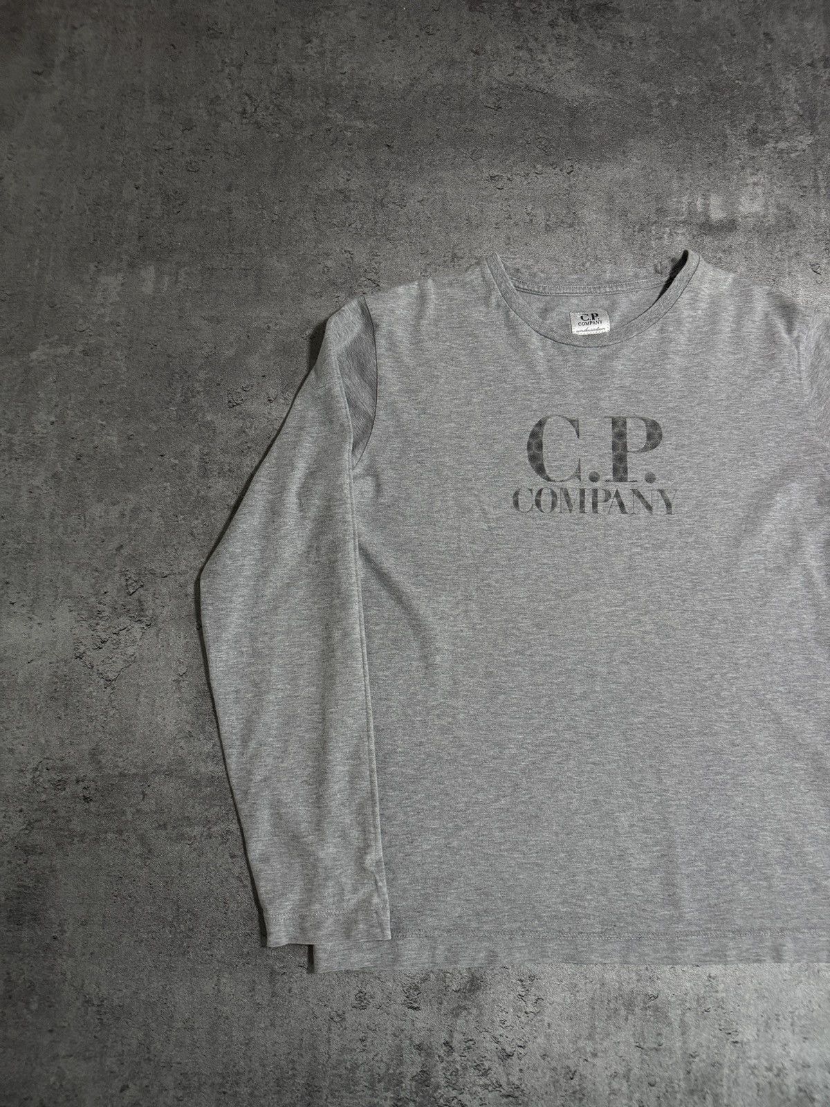C.P. Company × Vintage C.P. Company Vintage Logo Longsleeve Grey Boxy Rap Gorpcore Size US XS / EU 42 / 0 - 3 Thumbnail