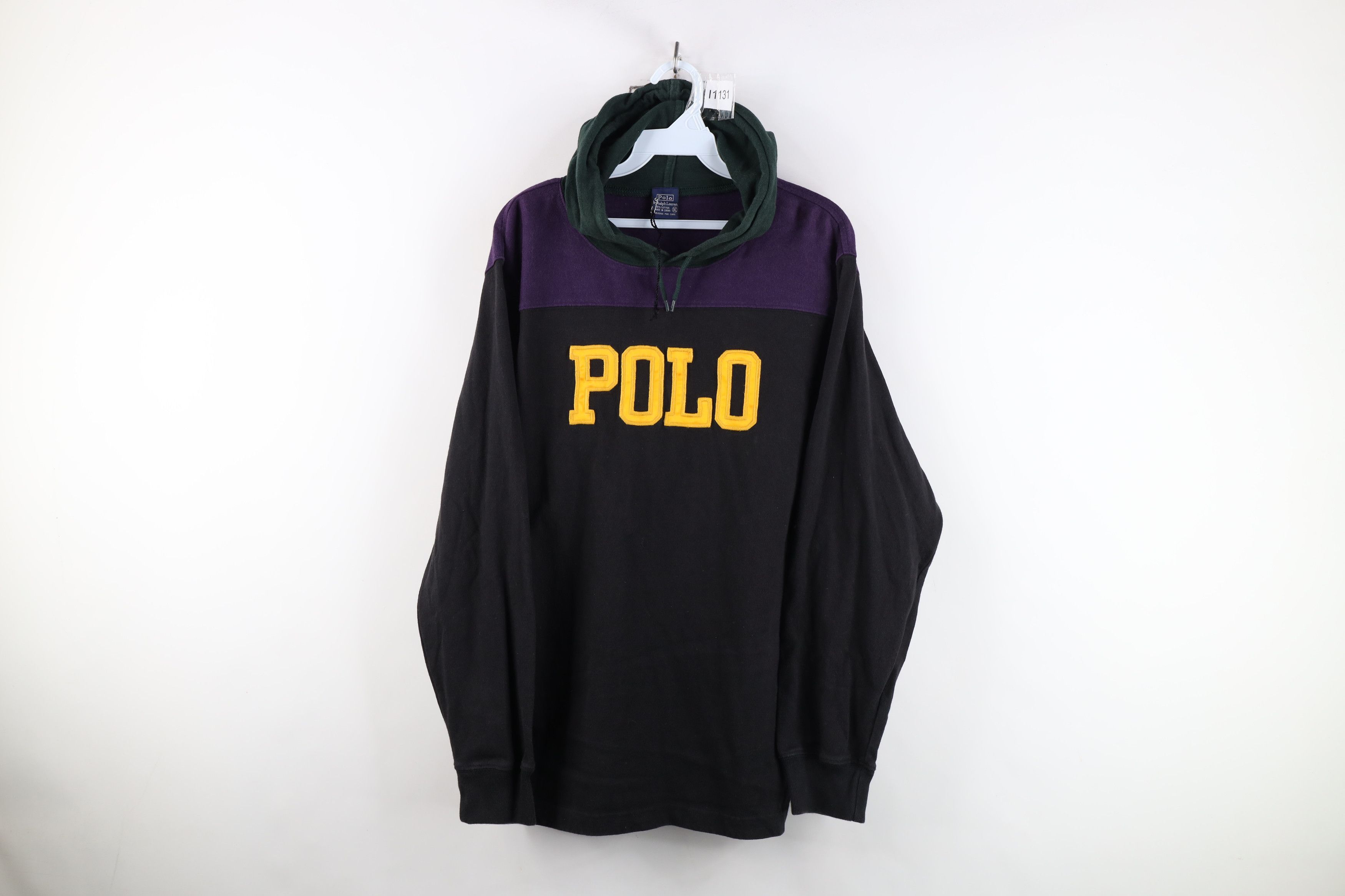 Ralph Lauren Deadstock Vintage 90s Ralph Lauren Letter Spell Out Hoodie Size XL / US 12-14 / IT 48-50 - 1 Thumbnail