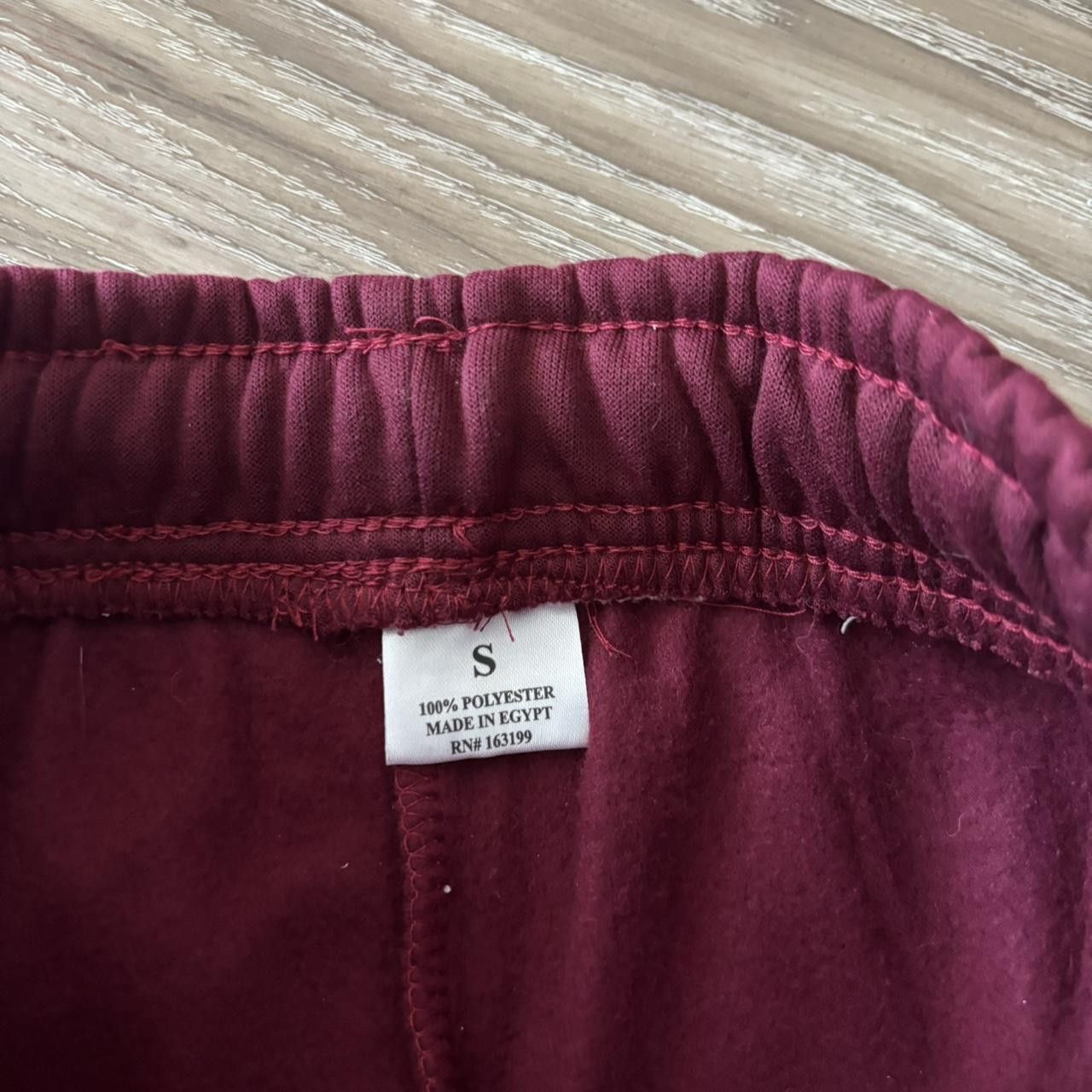 Vintage Crazy Vintage Y2K/2000s Cute Burgundy Striped Sweatpants! Size S Size 26" / US 2 / IT 38 - 6 Thumbnail