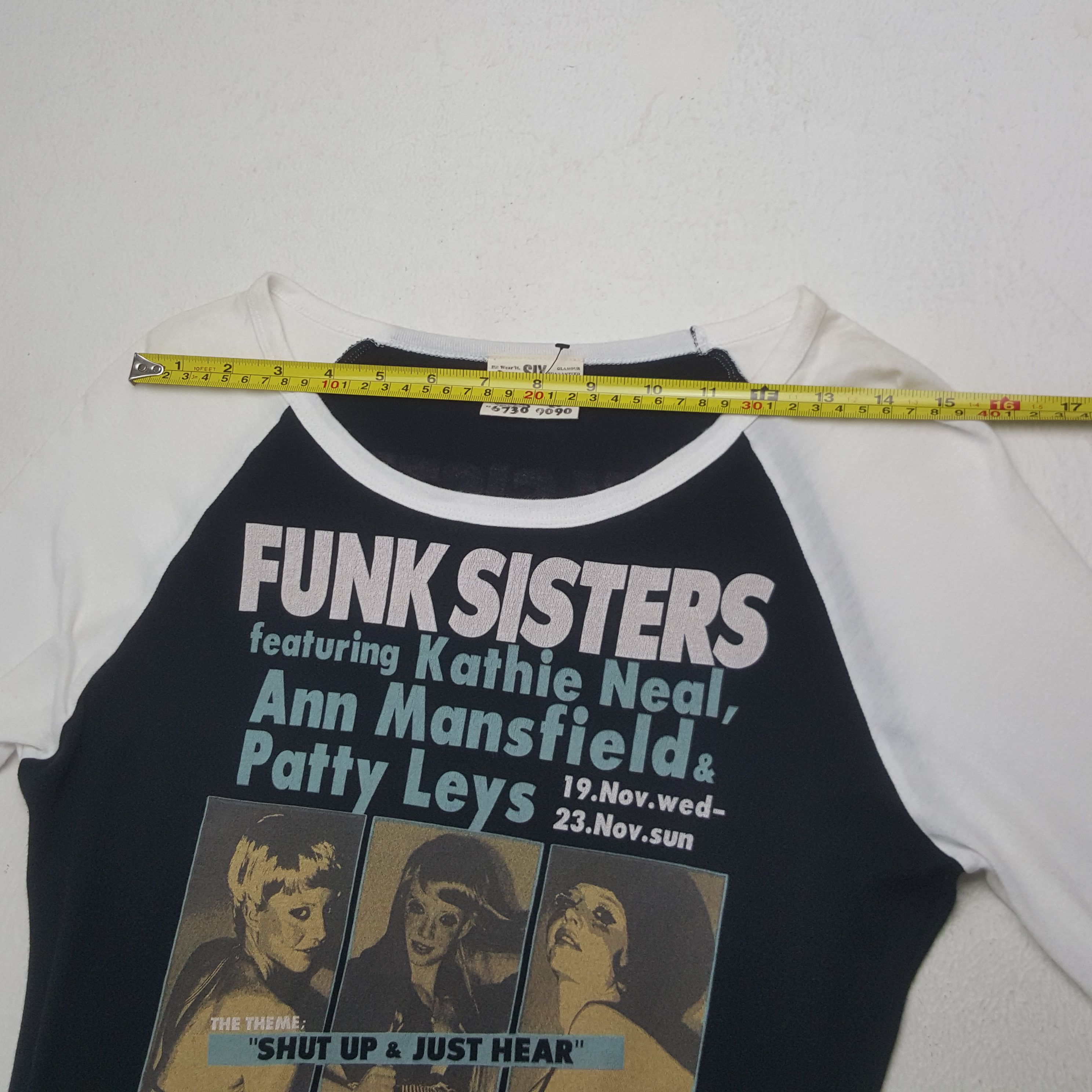 Japanese Brand Vintage SLY Funk Sisters Japanese Brand Tshirt 31 Size US XS / EU 42 / 0 - 6 Thumbnail