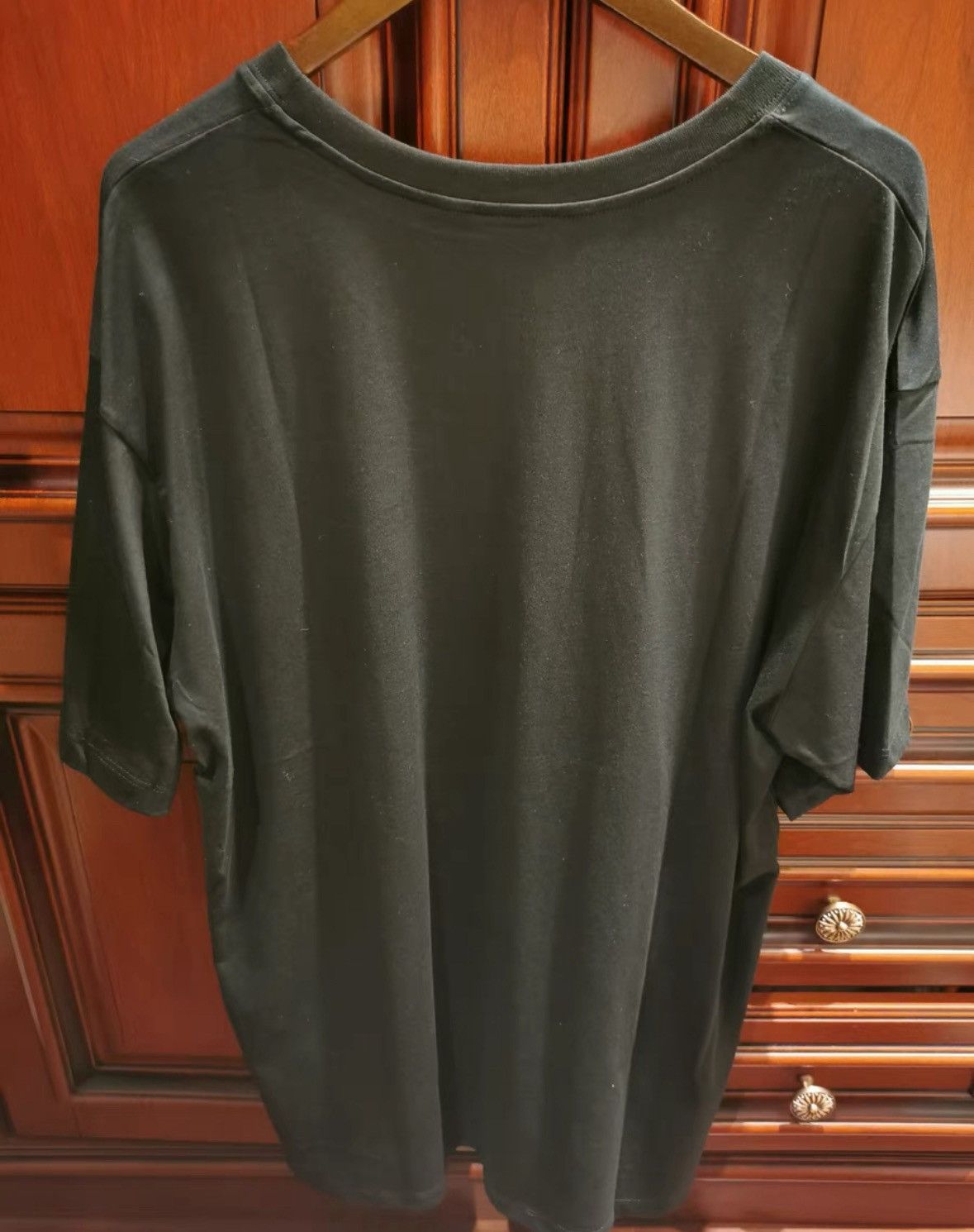 Gucci Gucci Logo letter apple print black cotton short-sleeved T- Size US L / EU 52-54 / 3 - 3 Thumbnail