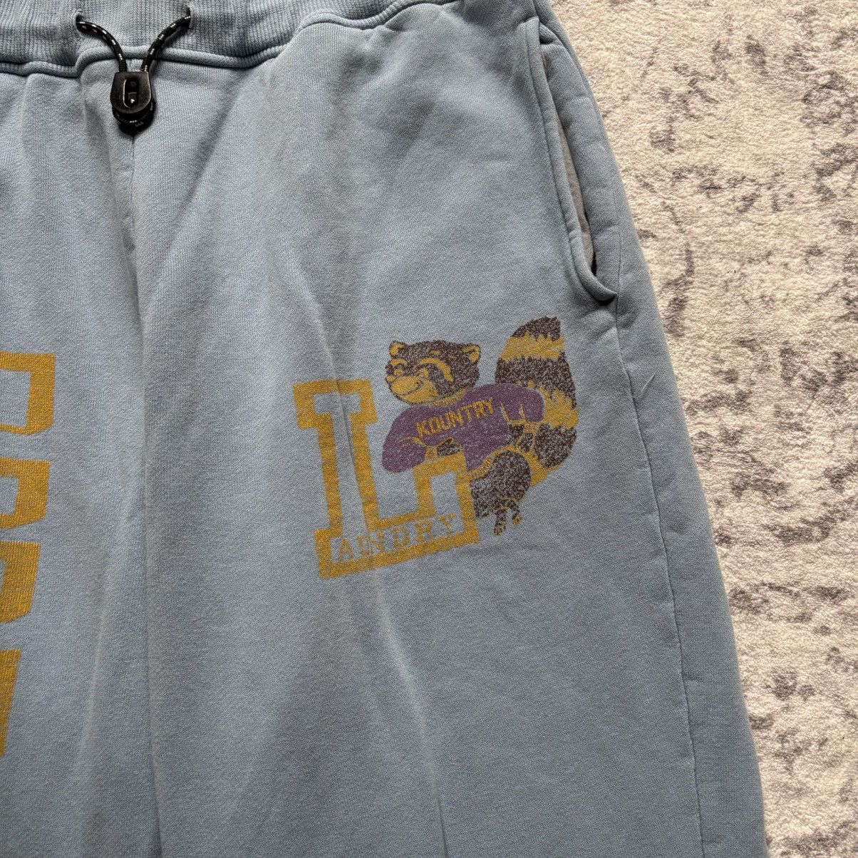 Kapital Kapital Kountry Laundry Flared Baby Blue Sweatpants | Size 3 Size US 32 / EU 48 - 4 Thumbnail