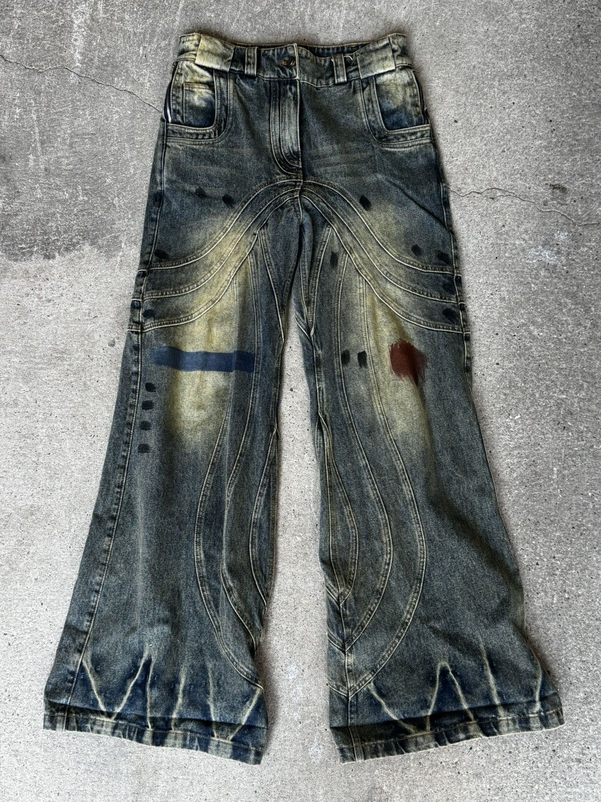 No Faith Studios Wave Denim | Grailed