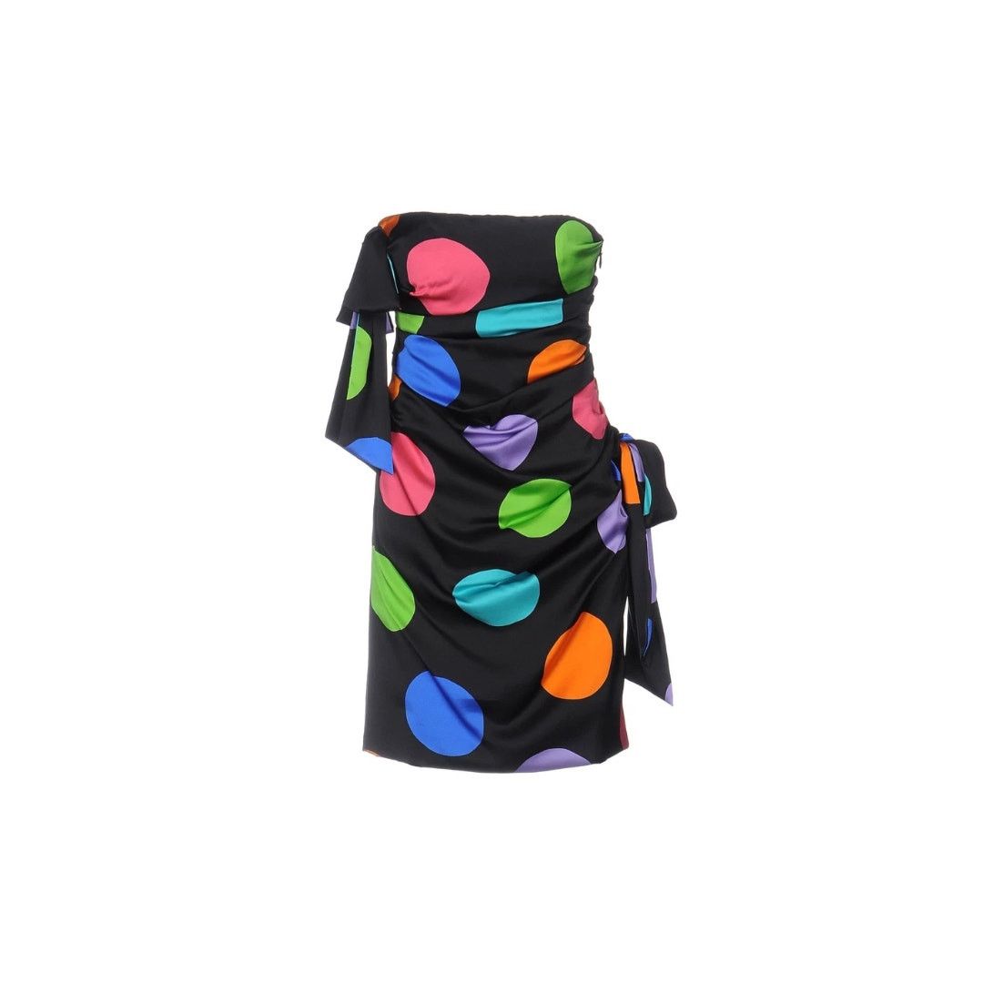 Moschino SS15 Moschino Couture Jeremy Scott Cocktail Dress Neon Size S / US 4 / IT 40 - 3 Thumbnail
