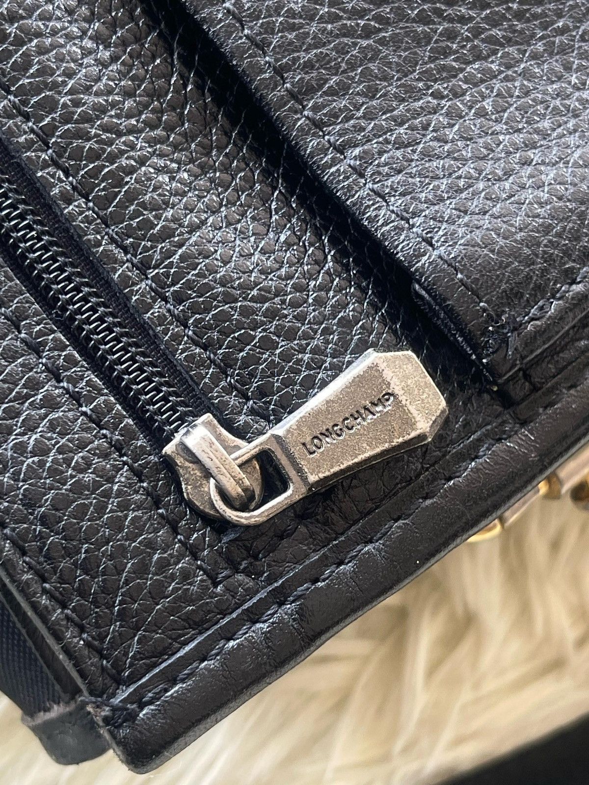 Leather × Longchamp × Vintage Vintage Longchamp Sling Shoulder Bag Size ONE SIZE - 23 Thumbnail