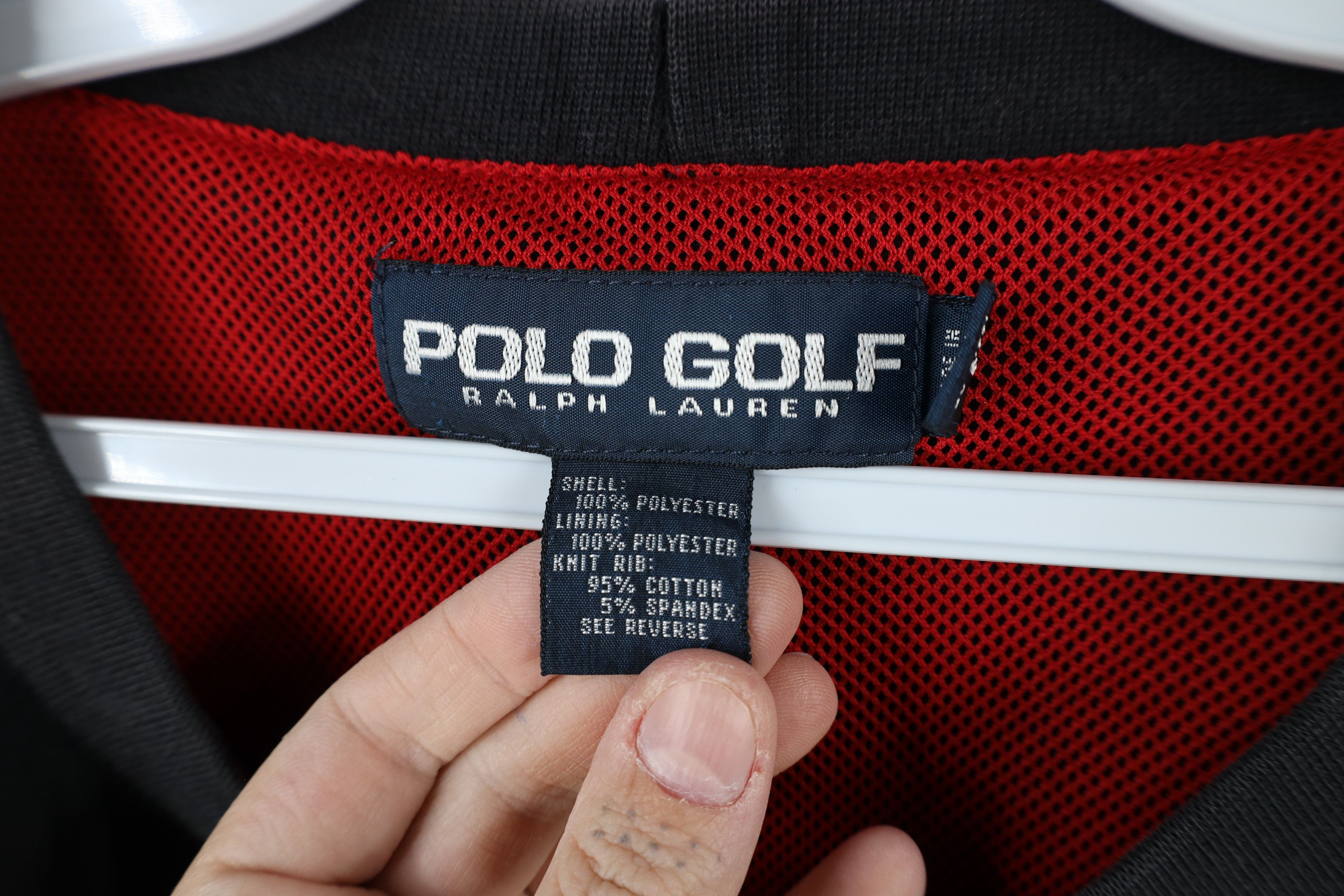 Ralph Lauren × Vintage Vintage 90s Polo Golf Ralph Lauren Lined Windbreaker Jacket Size US XXL / EU 58 / 5 - 5 Thumbnail