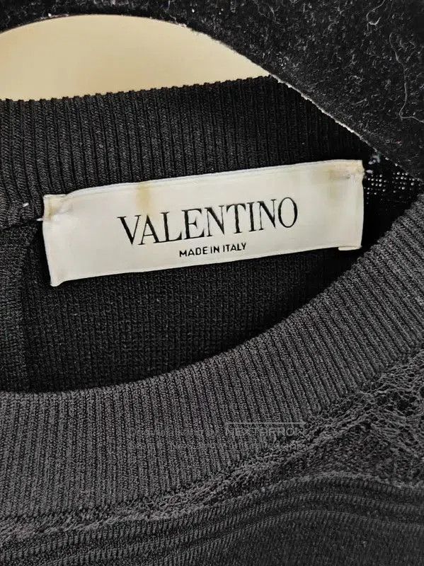 Valentino Valentino Black Long Sleeve Dot Dress . Size S / US 4 / IT 40 - 5 Thumbnail