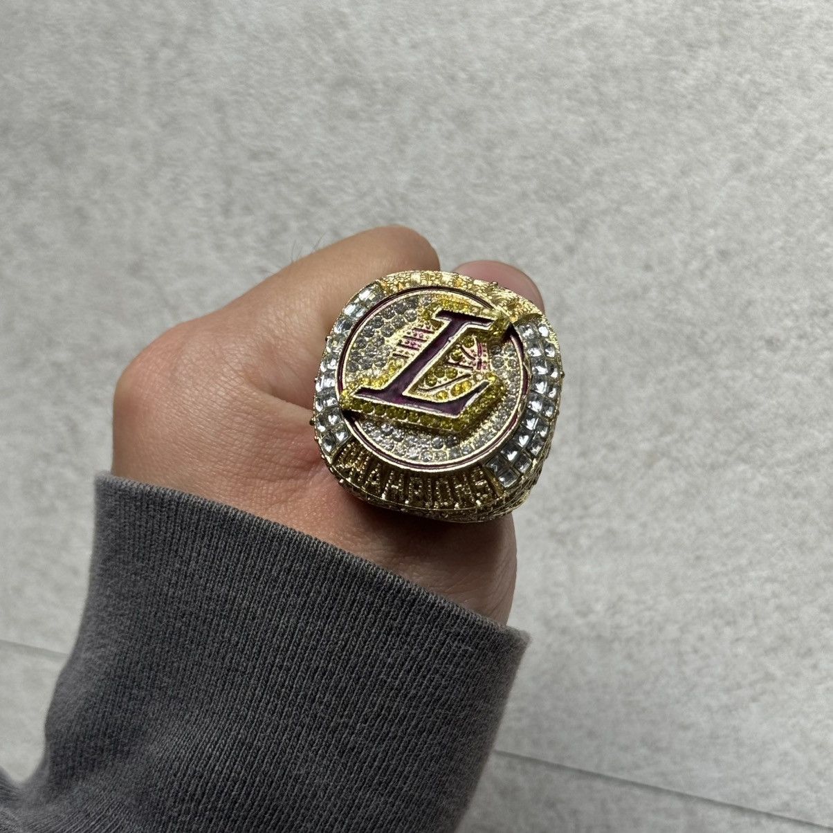 NBA NBA Lakers JAMES 2020 Champion Ring Size ONE SIZE - 1 Thumbnail
