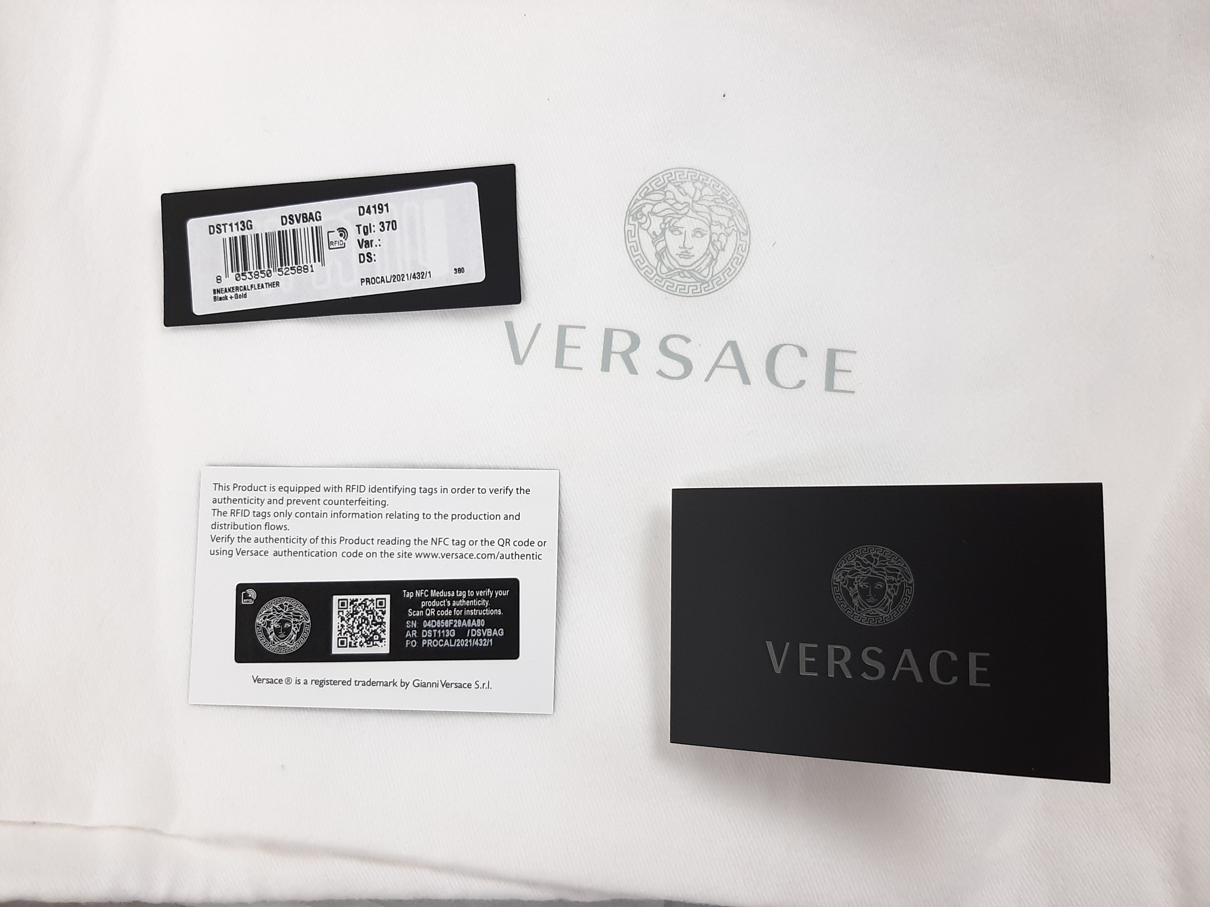Versace Versace Greca Squalo Barocco Sneakers Size US 7 EU 37 Size US 7 / IT 37 - 16 Thumbnail