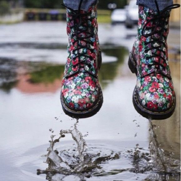 Mens Blue Check 2024 - Hipster Festival Bohemian Doc Style Boots