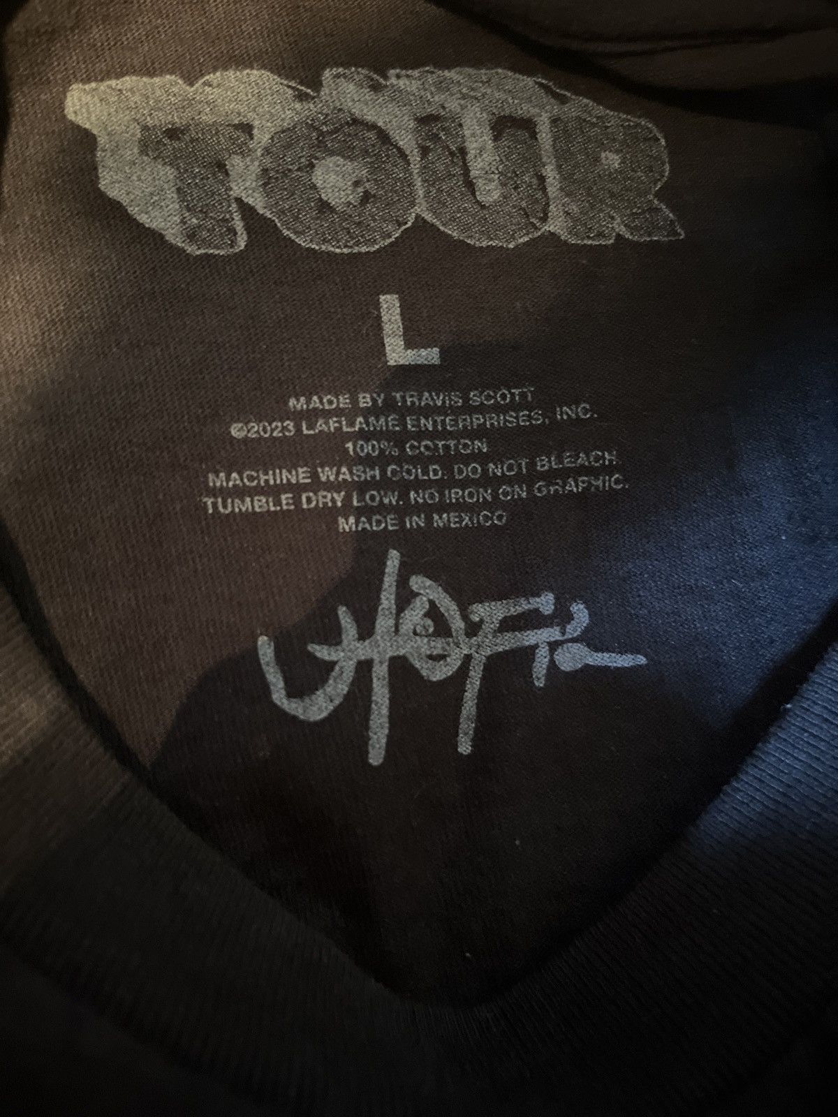 Travis Scott Travis Scott Utopia Tour Long Sleeve Size US L / EU 52-54 / 3 - 3 Thumbnail