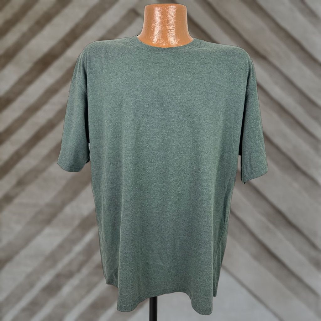 Equipment VINTAGE Basic Equipment T-Shirt Men XL Crew Neck Heather Spruce Green 90s Grunge Outdoor Lightweight Cotton Polyester Jersey 1990s Size US XL / EU 56 / 4 - 1 Thumbnail