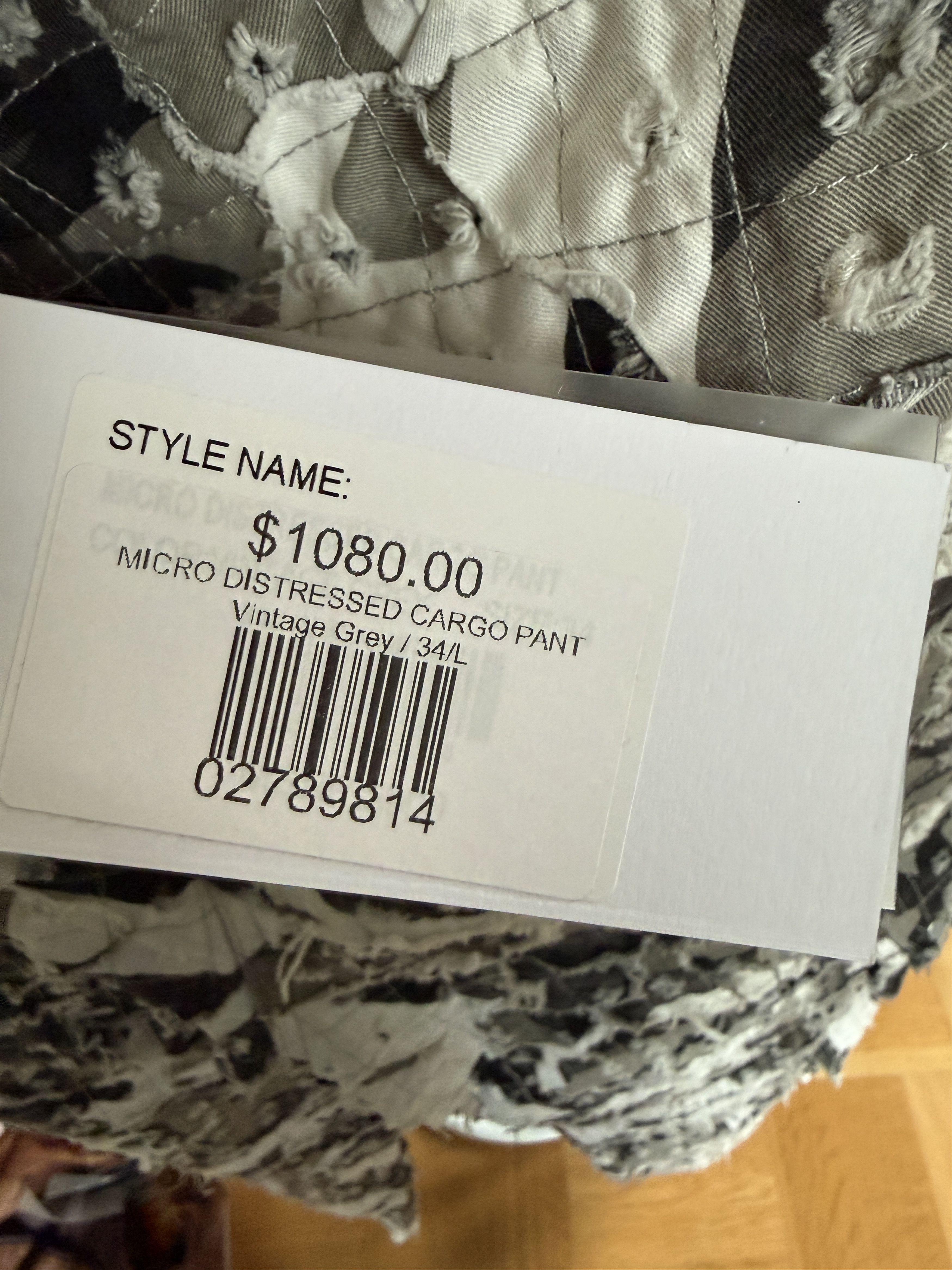 Who Decides War Camoflage Heavy Pants Size US 34 / EU 50 - 3 Thumbnail
