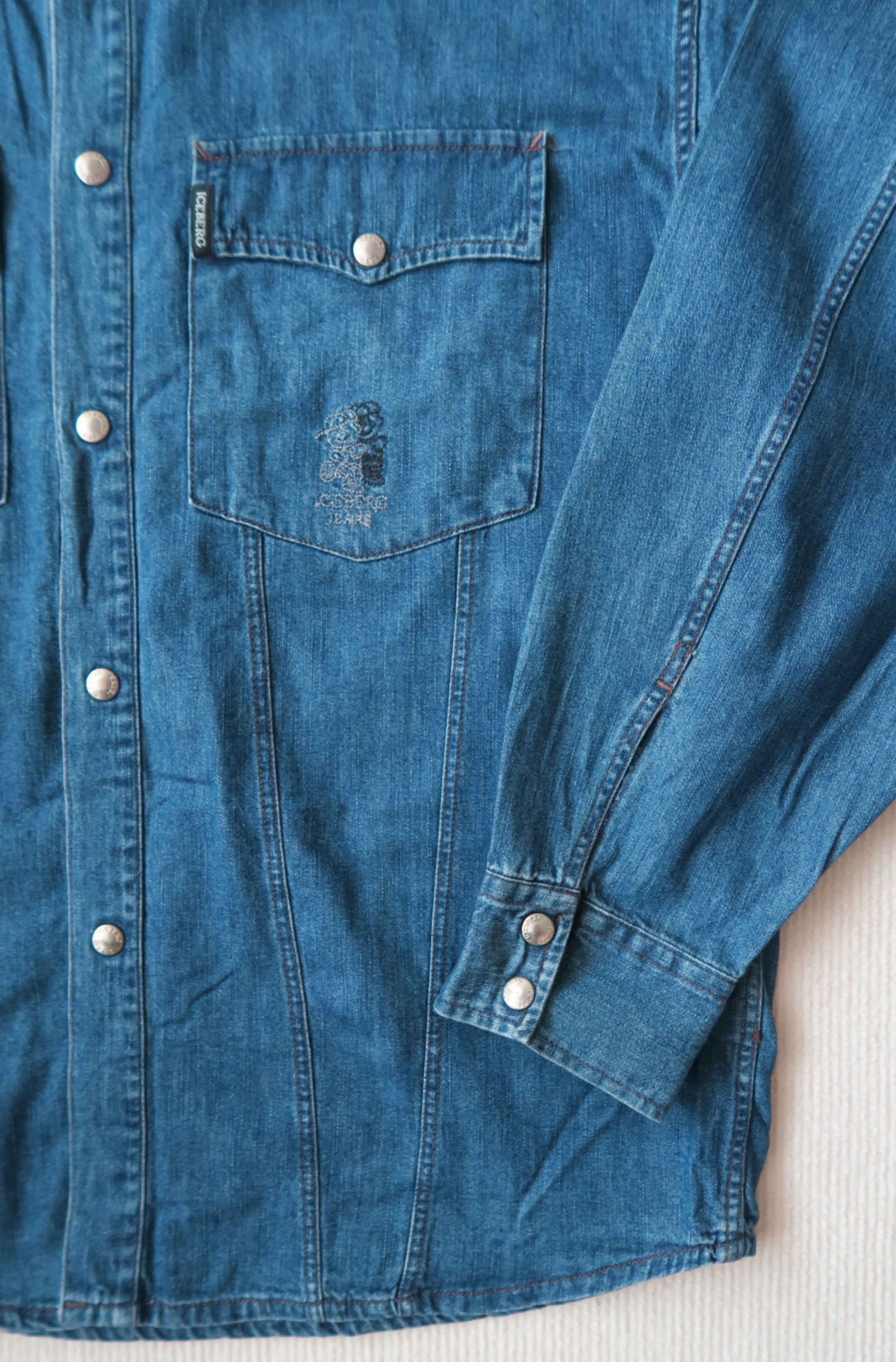 Iceberg Iceberg x Peanuts Co. Snoopy & Friends Denim Shirt Size US M / EU 48-50 / 2 - 4 Thumbnail