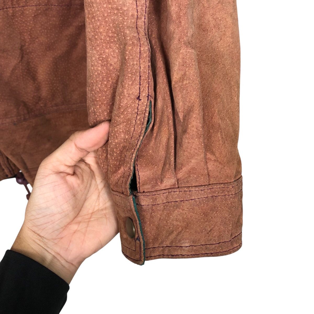 Japanese Brand × Vintage 📌Vintage Biker Leather Jacket Mack Lot Issey Miyake Size US L / EU 52-54 / 3 - 16 Thumbnail