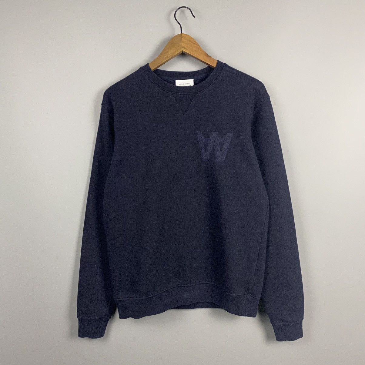 Wood Wood Soft Wood Wood Crewneck sweatshirt Double A black Small Size US S / EU 44-46 / 1 - 1 Thumbnail