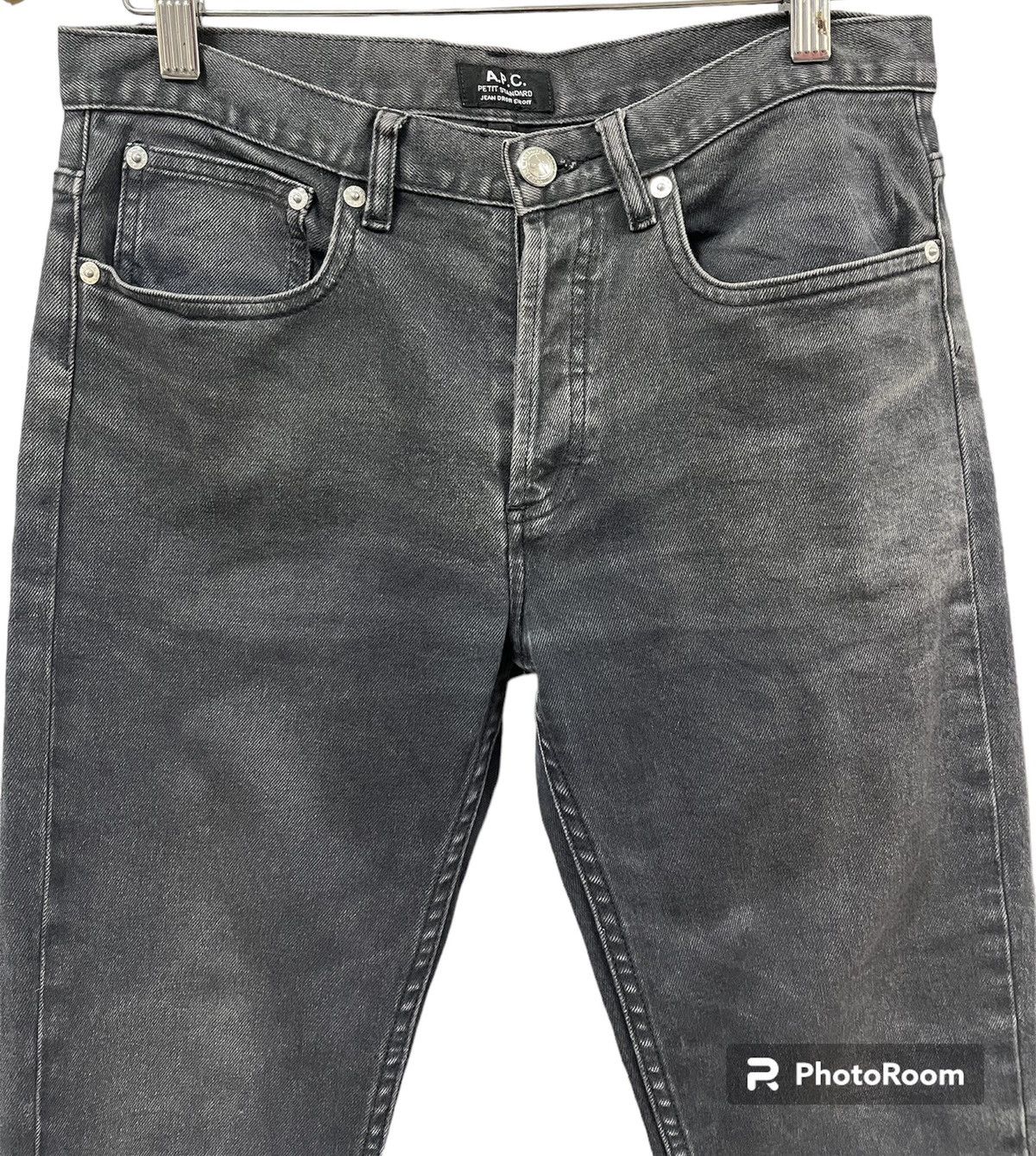 APC jeans denim black wash skiny