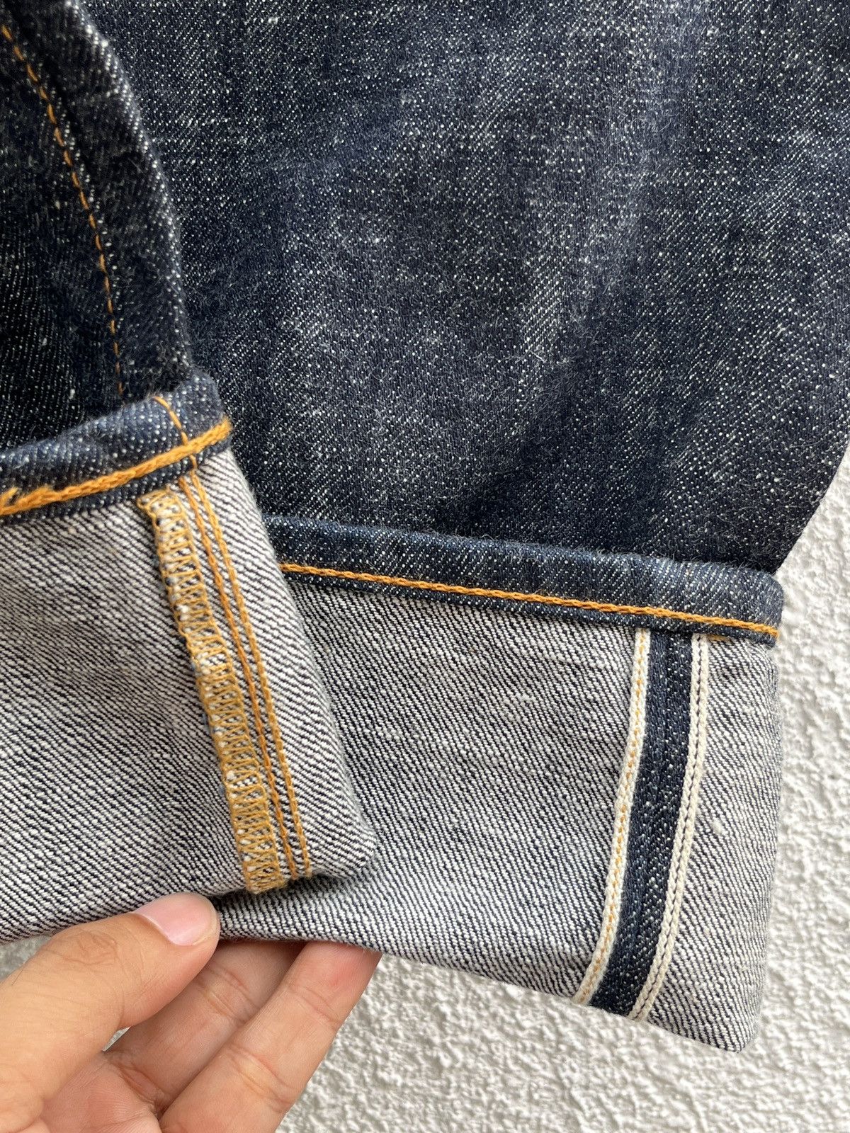 Evisu 2000’s Evisu Brushstroke Daicock Selvedge Jeans Size US 34 / EU 50 - 23 Thumbnail