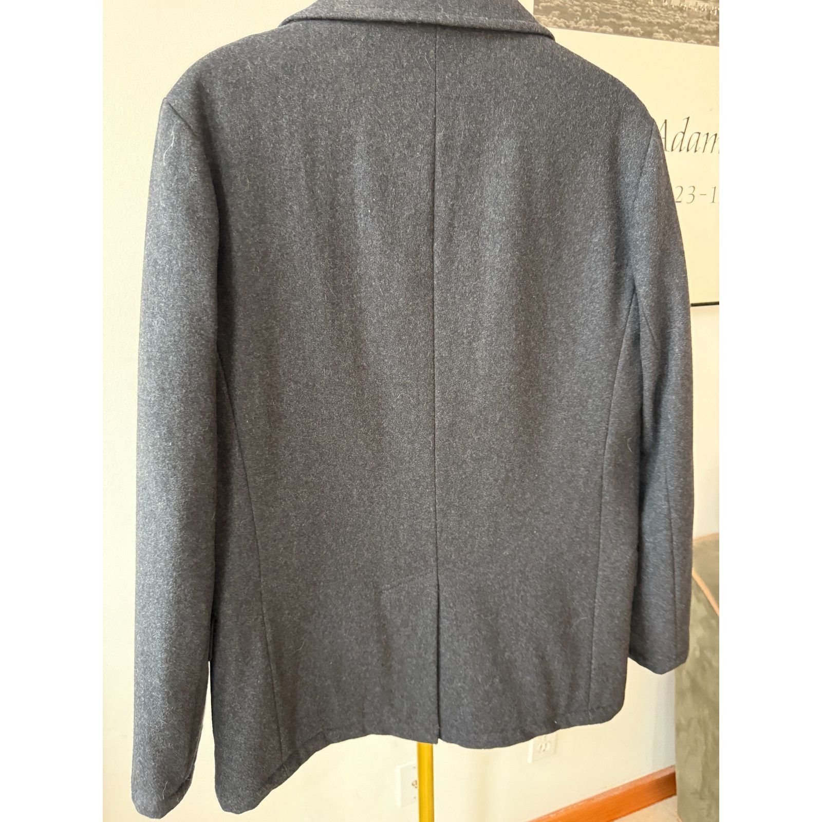 Gap GAP Gray Wool Peacoat Womens M Double Breasted Coat Classic Size XL / US 12-14 / IT 48-50 - 2 Thumbnail