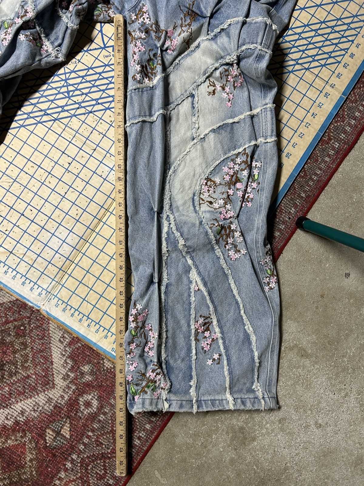 Bad Son Cherry blossom denim Size US 34 / EU 50 - 4 Thumbnail
