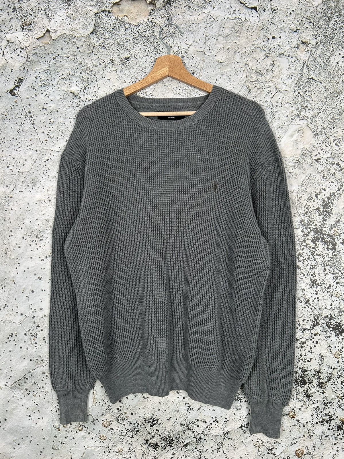Allsaints Allsaints Grey Sweater Premium Designer Streetwear Hype Size US M / EU 48-50 / 2 - 1 Thumbnail