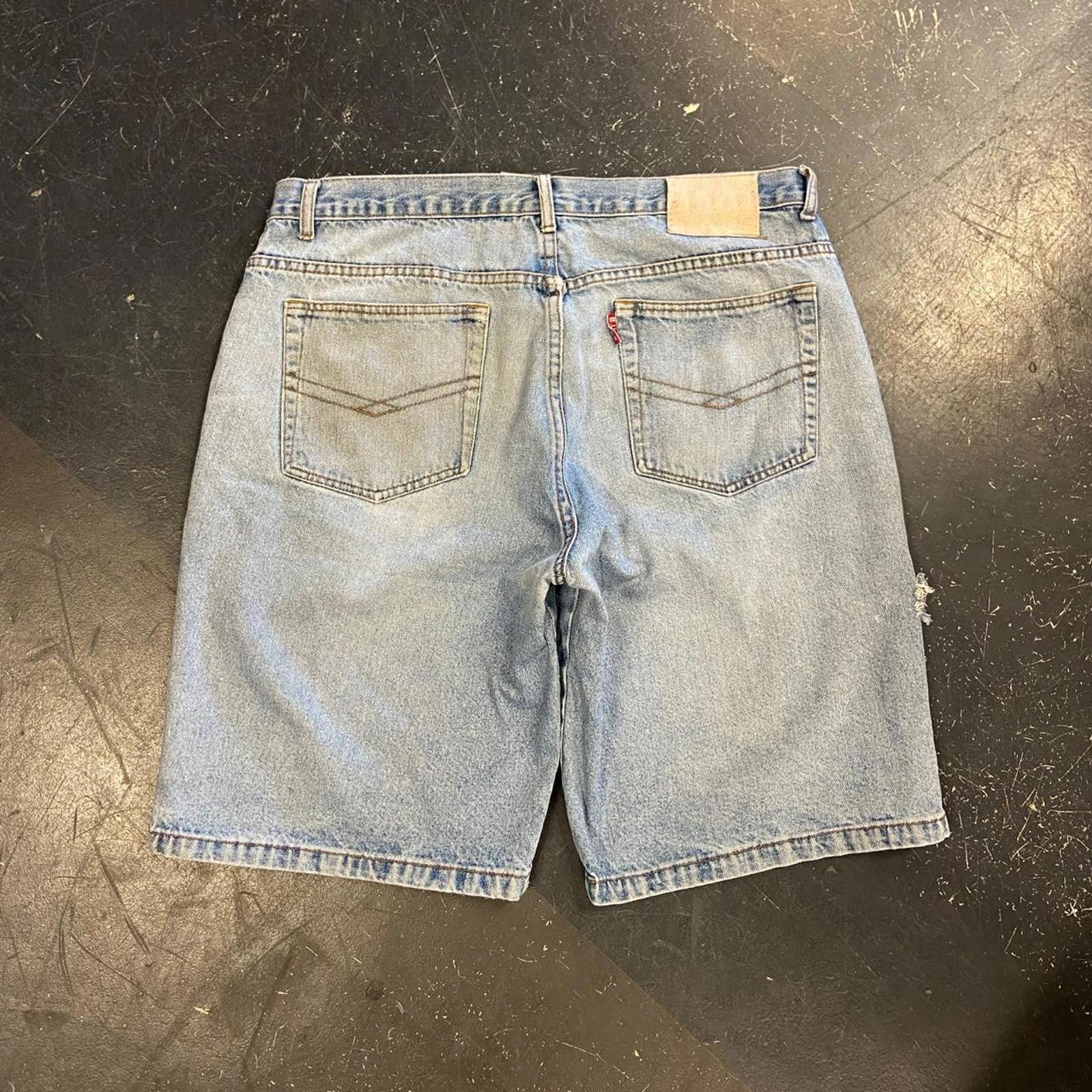B.U.M Equipment × Vintage Vintage BUM Faded Light Wash Jorts Size US 38 / EU 54 - 8 Thumbnail