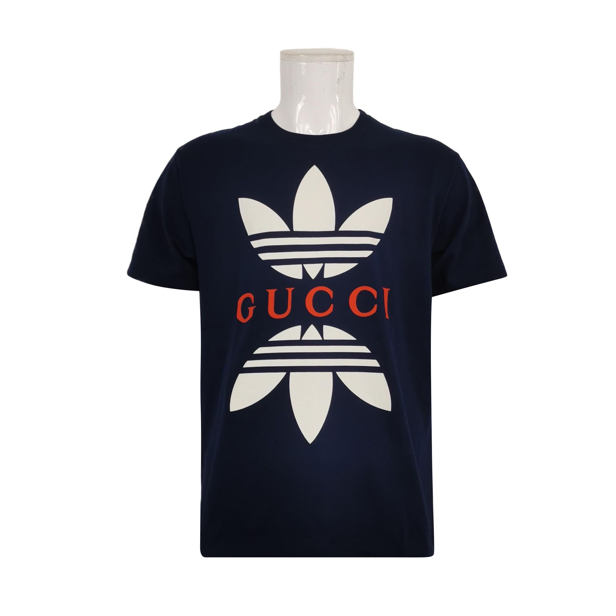 Gucci Gucci XXL Cotton Logo Print Crewneck T-Shirt Size US S / EU 44-46 / 1 - 1 Thumbnail