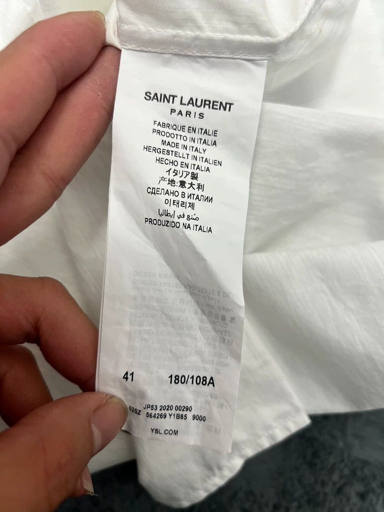 Yves Saint Laurent saint laurent size 41 Spring/Summer 21 White Stripe Button Size US XS / EU 42 / 0 - 4 Thumbnail