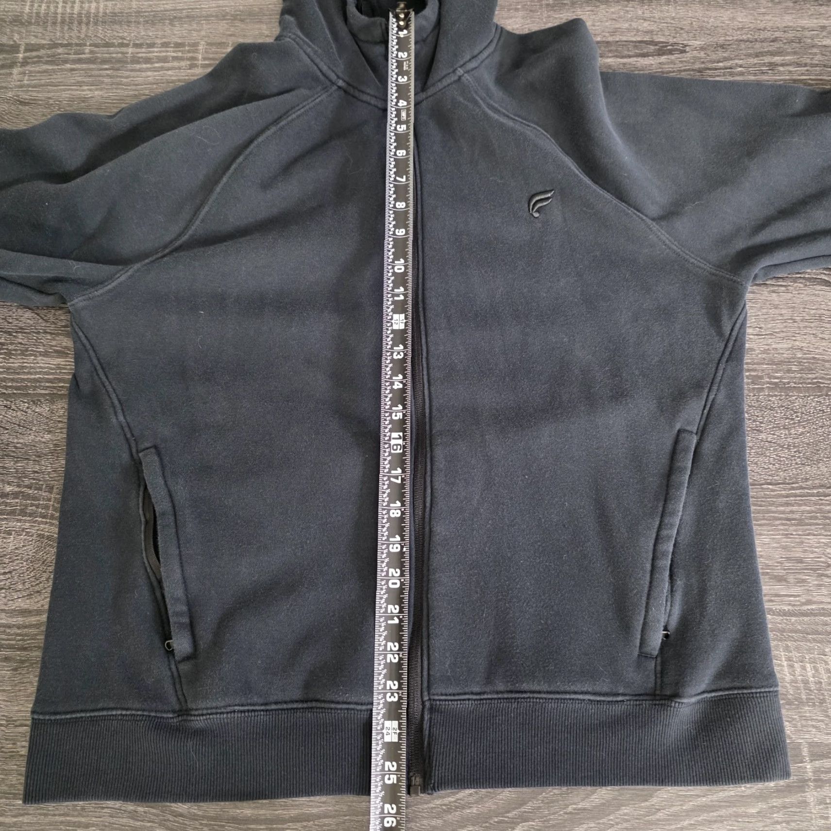 Fabletics Fabletics Athletic Hoodie Mens Large Black Full Zip Workout Gym Jacket Jacket Mens L Black Athletic Hoodie Size US L / EU 52-54 / 3 - 7 Thumbnail