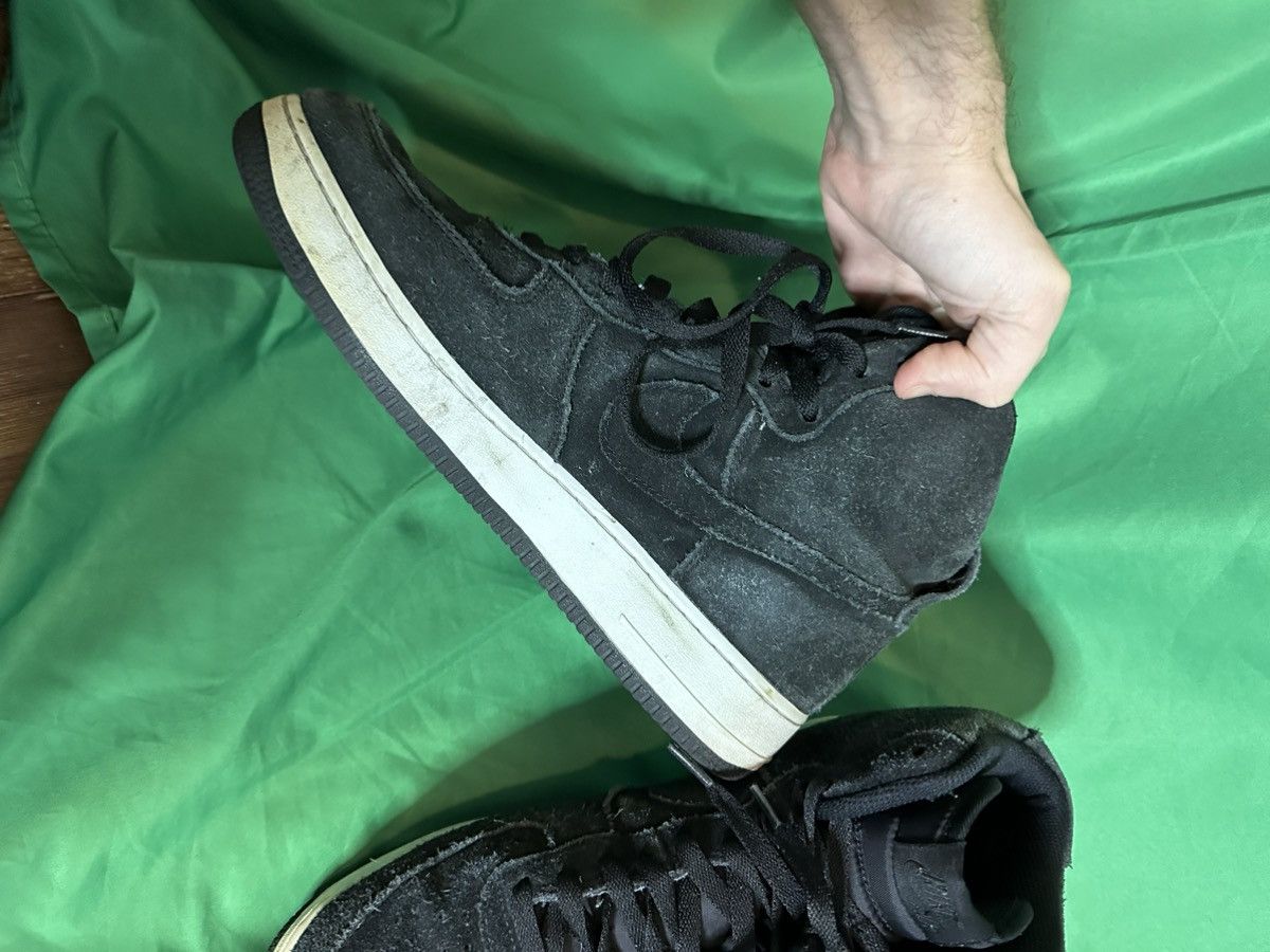 Air Force 1 ‘07 Triple Black suede sneakers