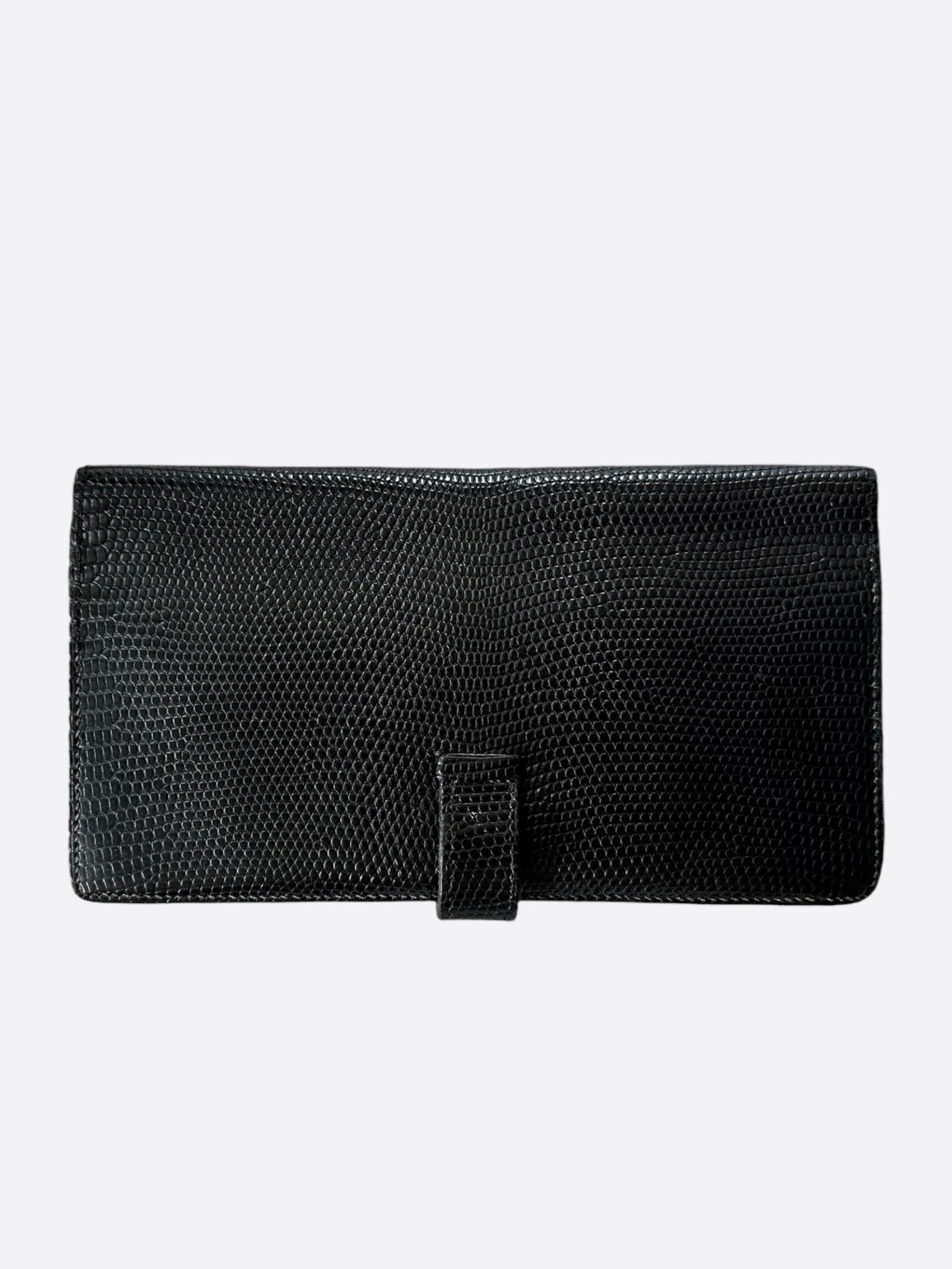Hermes Hermes Black Lizard Bearn Wallet Size ONE SIZE - 2 Thumbnail