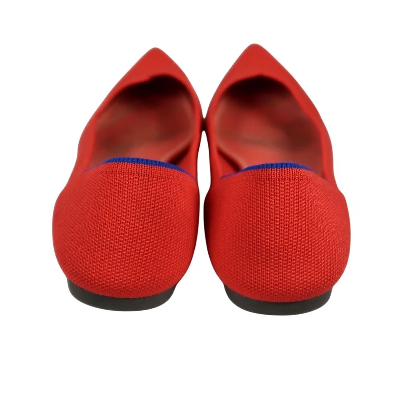 Rothy's Rothy's Point Ballet Flats Orange-Red Knit Size 8.5 Women Flat Pointed Toe Casual Spring Summer Size US 9 / IT 39 - 4 Thumbnail