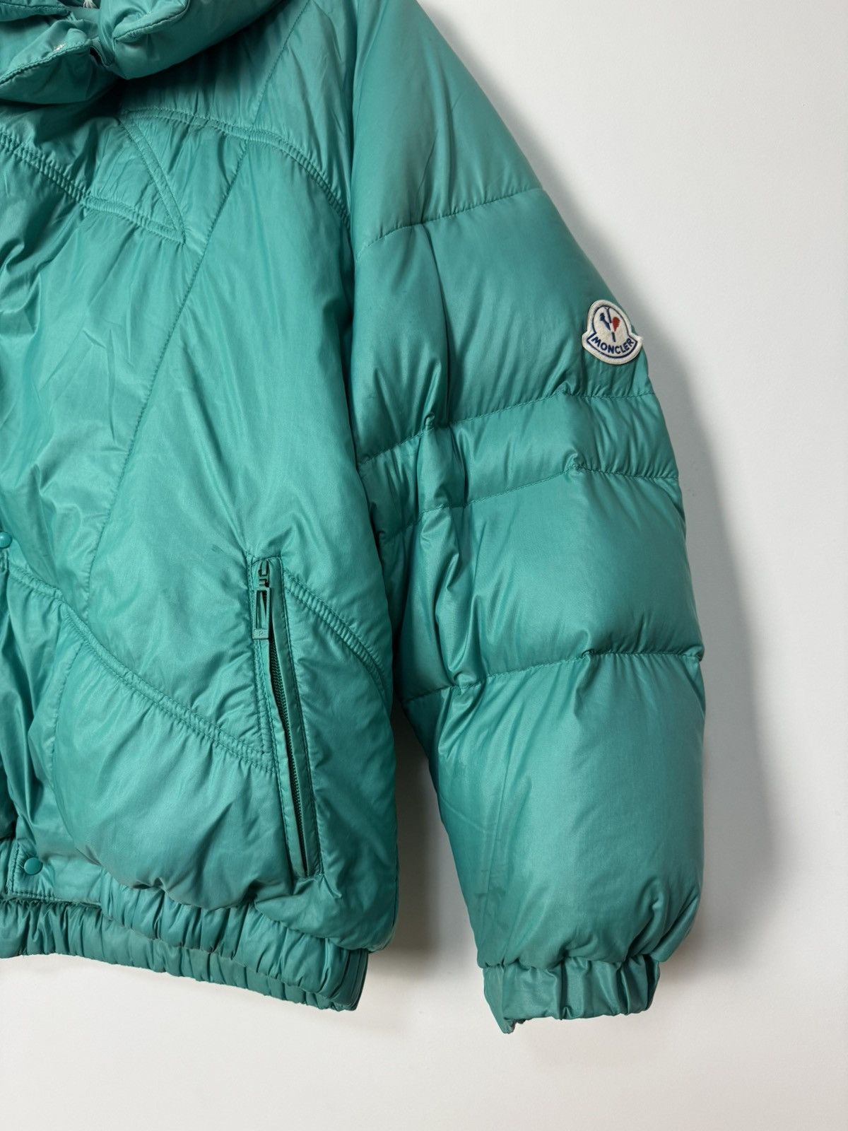 Moncler Vintage Rare 90s Moncler Puffer Jacket asymmetrical button Size US M / EU 48-50 / 2 - 5 Thumbnail