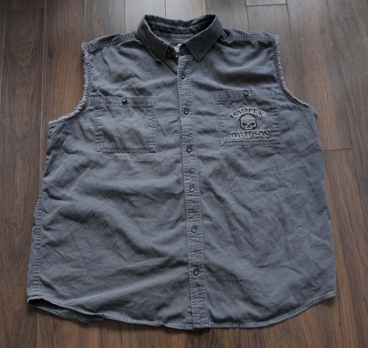 Harley Davidson Harley Davidson Vest Sleeveless Logo Size 3XL Size US XXL / EU 58 / 5 - 4 Thumbnail