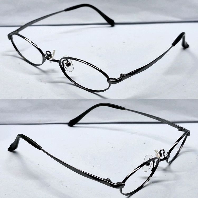 Other 90s FLEXY 41-7530 T-NT Shape Memory Alloy Slim Oval Glasses Size ONE SIZE - 7 Thumbnail